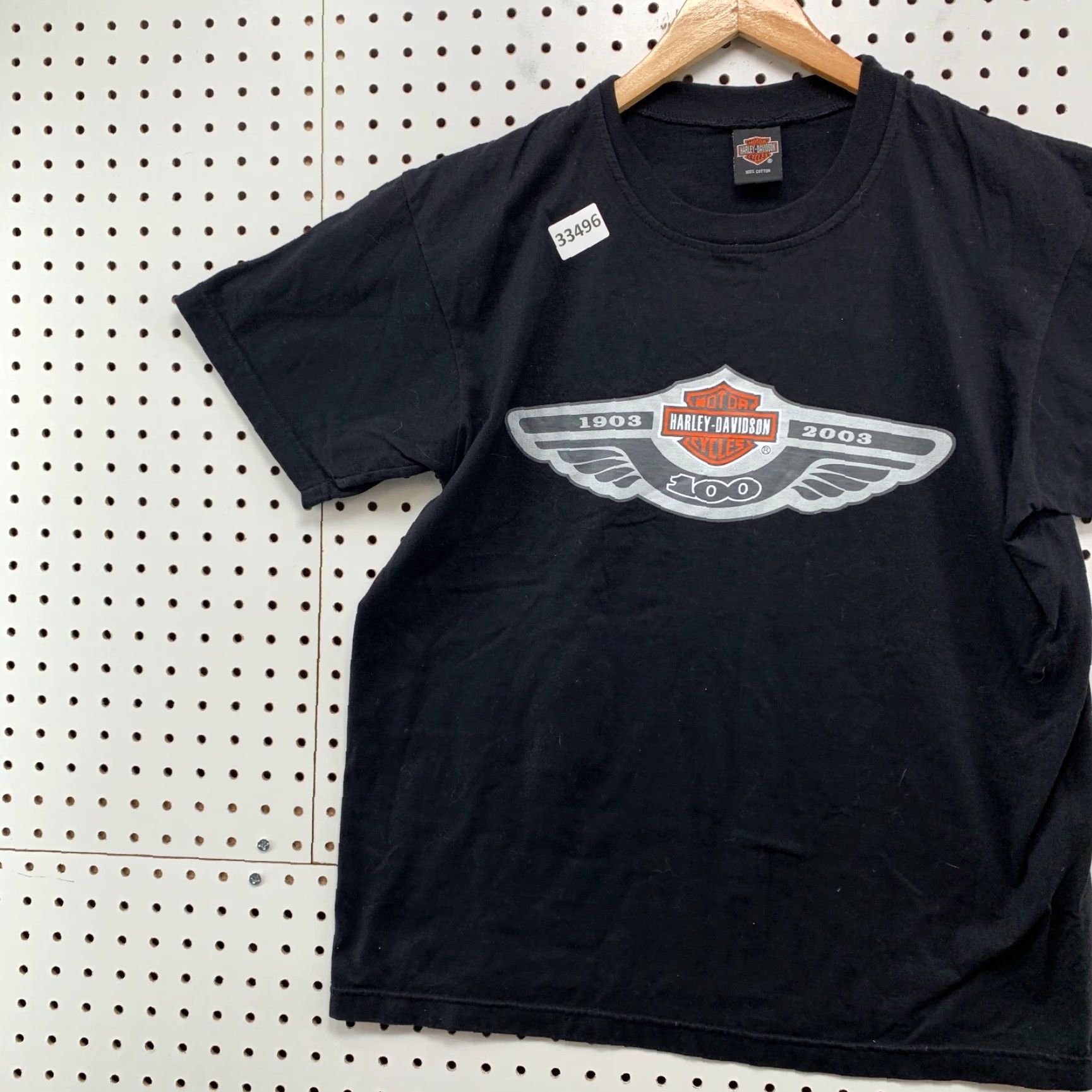 Harley Davidson VINTAGE Harley-Davidson Shirt Mens M Black Motorcycle 90s Rider Society Thailand 20.5x26.5 Size US M / EU 48-50 / 2 - 4 Thumbnail