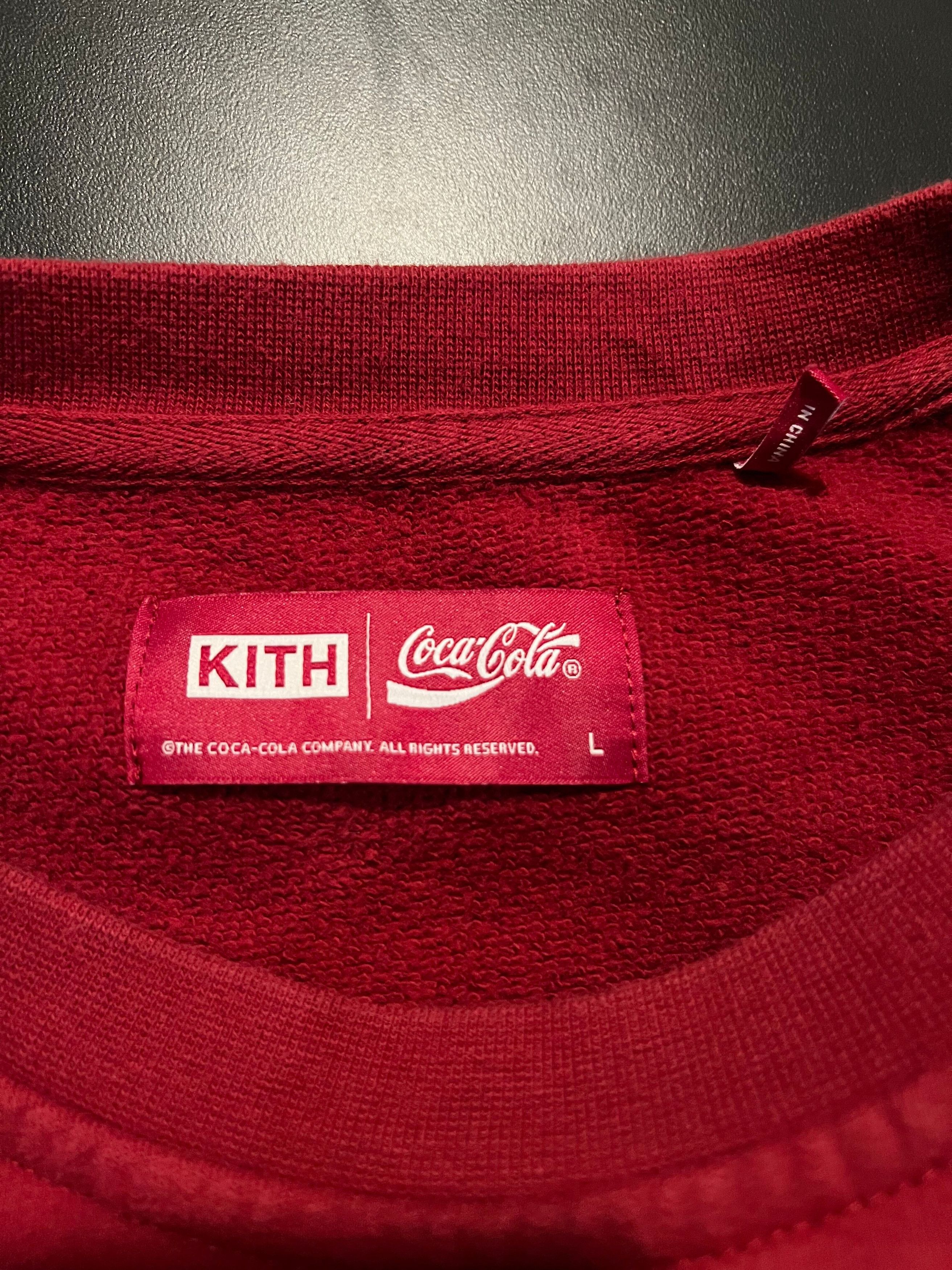 Coca Cola × Kith Kith x Coca-Cola Rugby Crewneck Red Size US L / EU 52-54 / 3 - 3 Thumbnail