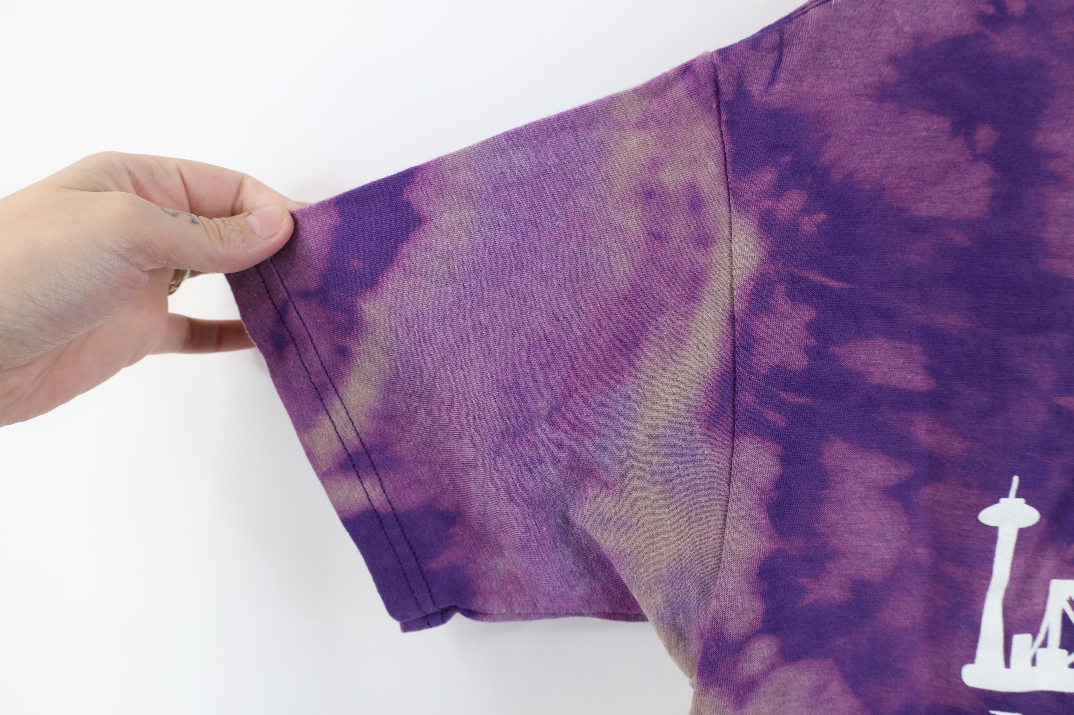 Vintage Streetwear Acid Wash Las Vegas Short Sleeve T-Shirt Purple Size S / US 4 / IT 40 - 6 Thumbnail