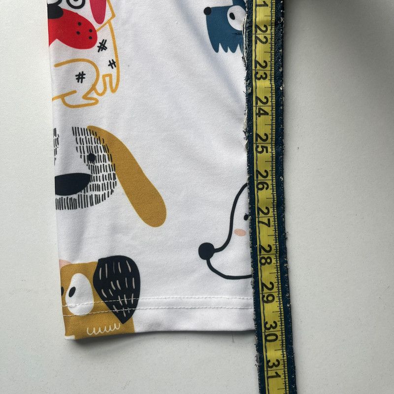 Other Women’s Cartoon Dog Graphic Print Leggings White Multi Size 30" / US 8 / IT 44 - 6 Thumbnail