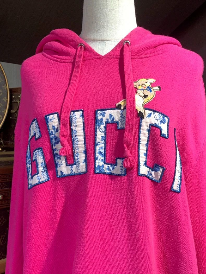 Gucci GucciRose-red sweatshirt Size S / US 4 / IT 40 - 3 Thumbnail
