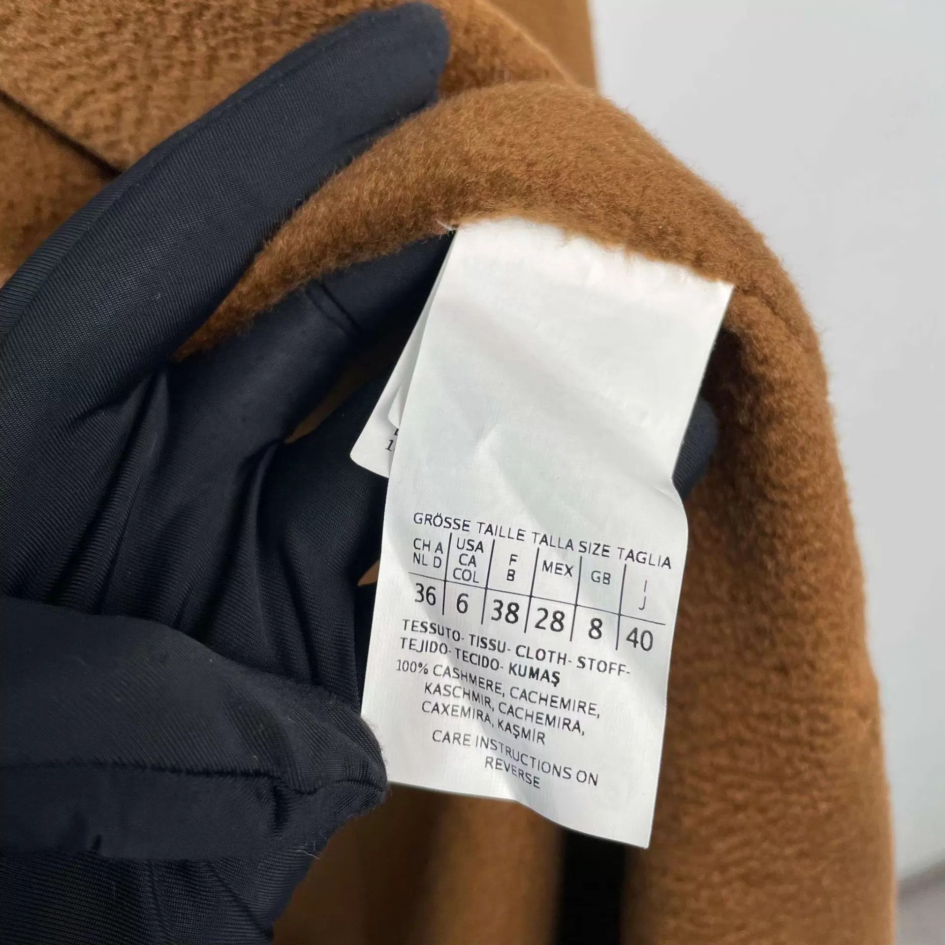 Max Mara MaxMara 36 Cashmere Coat Brown Size M / US 6-8 / IT 42-44 - 7 Thumbnail
