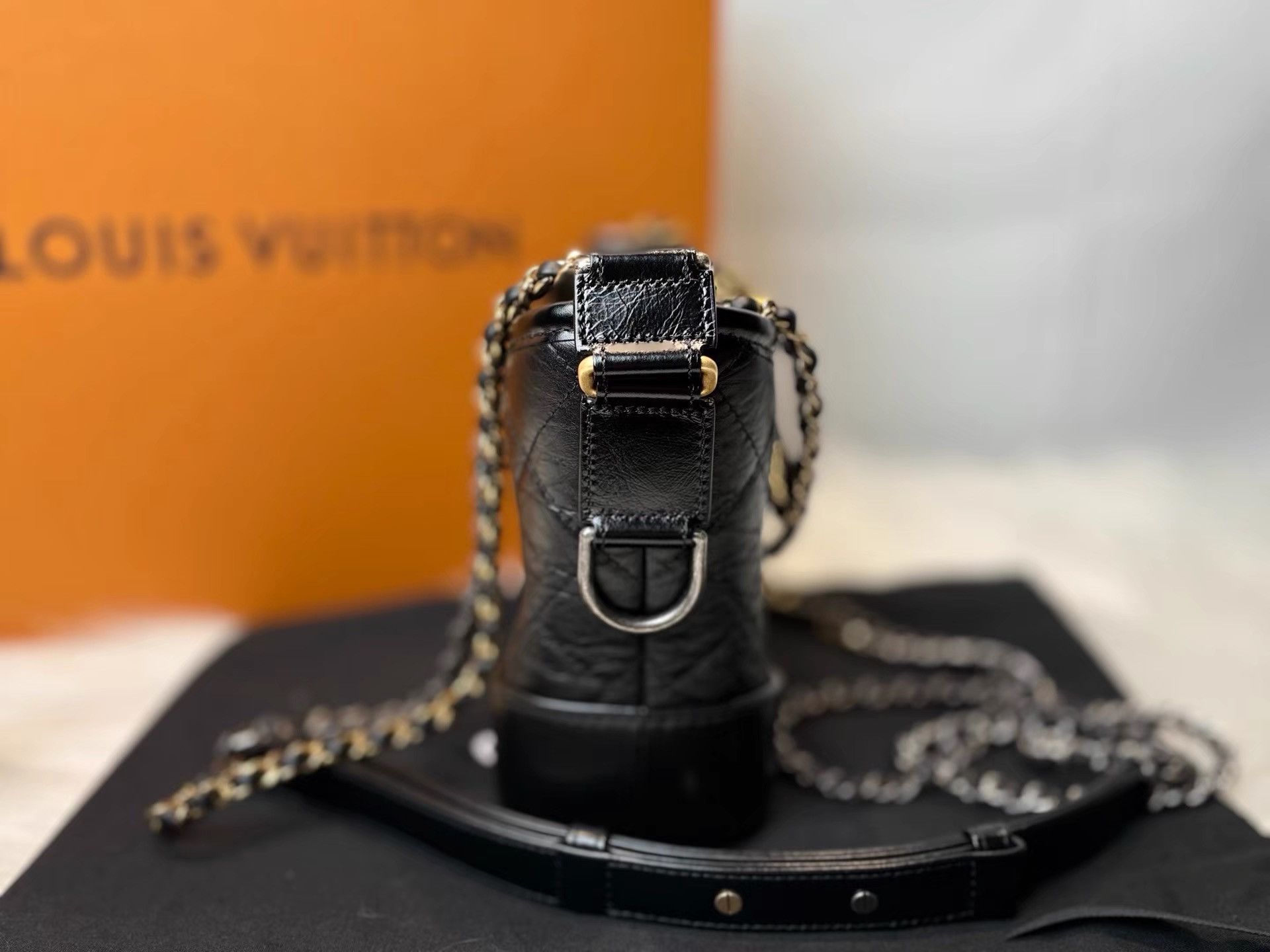 Chanel Chanel Black Gabrielle Bag K36 Size ONE SIZE - 4 Thumbnail