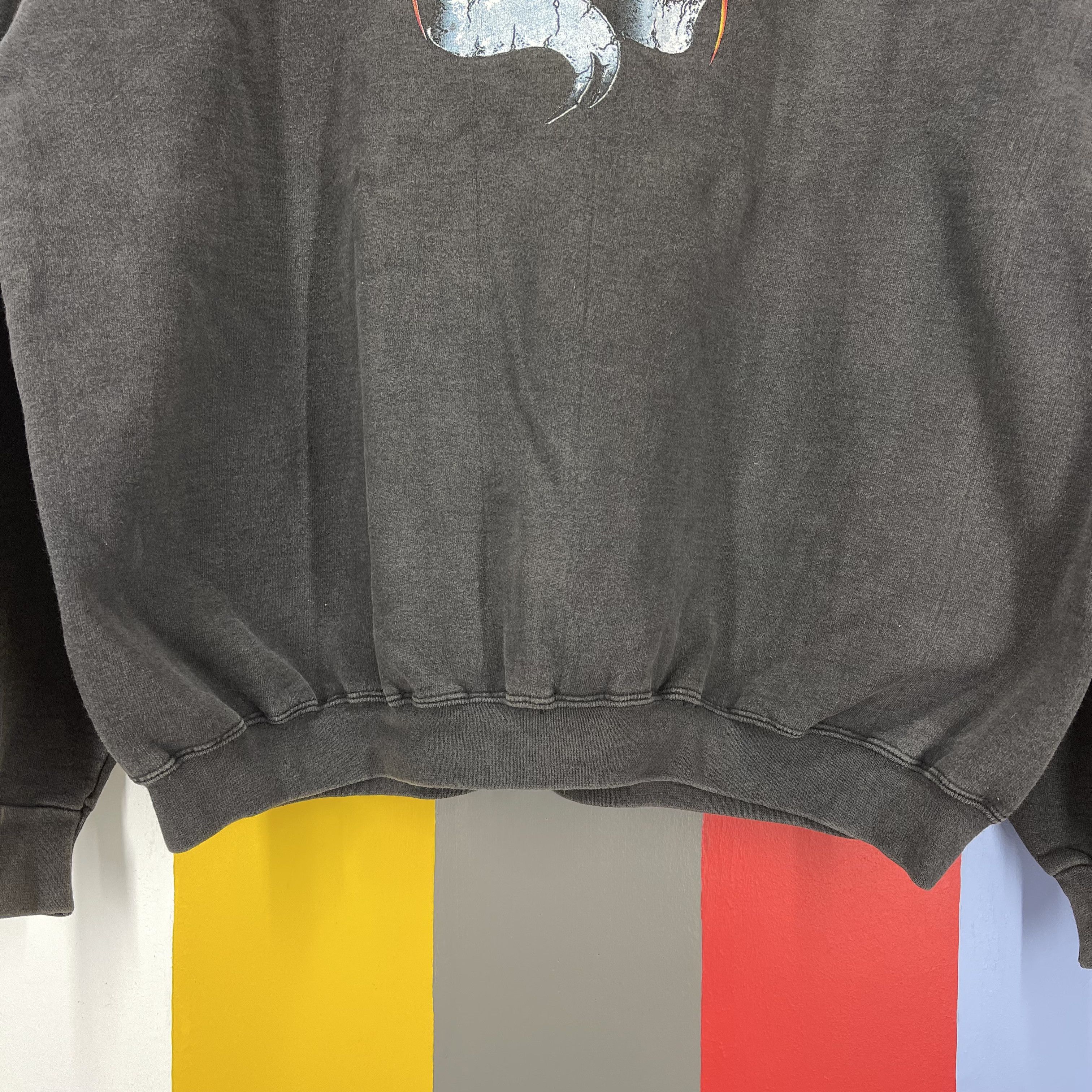 Hanes 90s Vintage COBRA by HANES Crew Neck Sweatshirt #1246/AR Size US XL / EU 56 / 4 - 4 Thumbnail