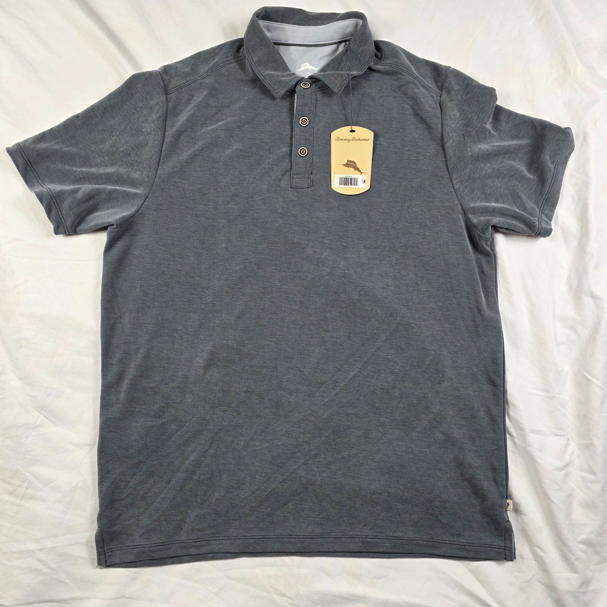 Tommy Bahama Tommy Bahama Shoreline Surf Mens Polo Shirt Medium Gray Shor Size US M / EU 48-50 / 2 - 1 Thumbnail