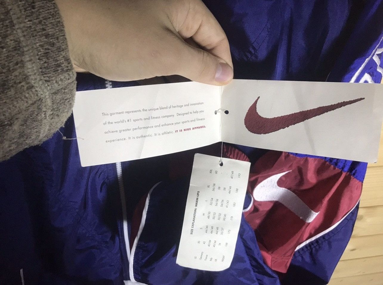 Nike Vintage 90s Nike light jacket with tag Size US XL / EU 56 / 4 - 6 Thumbnail