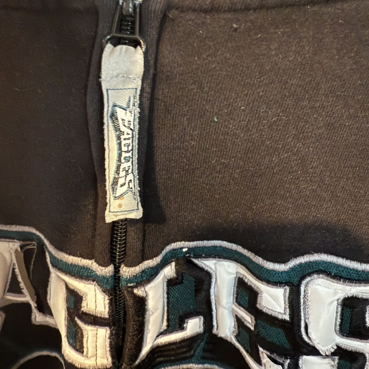 NFL Vintage Philadelphia Eagles Zipup Hoodie Size US XL / EU 56 / 4 - 4 Thumbnail
