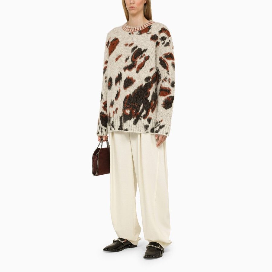 Stella McCartney o1d2blof1024 Pant in Cream Size 26" / US 2 / IT 38 - 2 Thumbnail