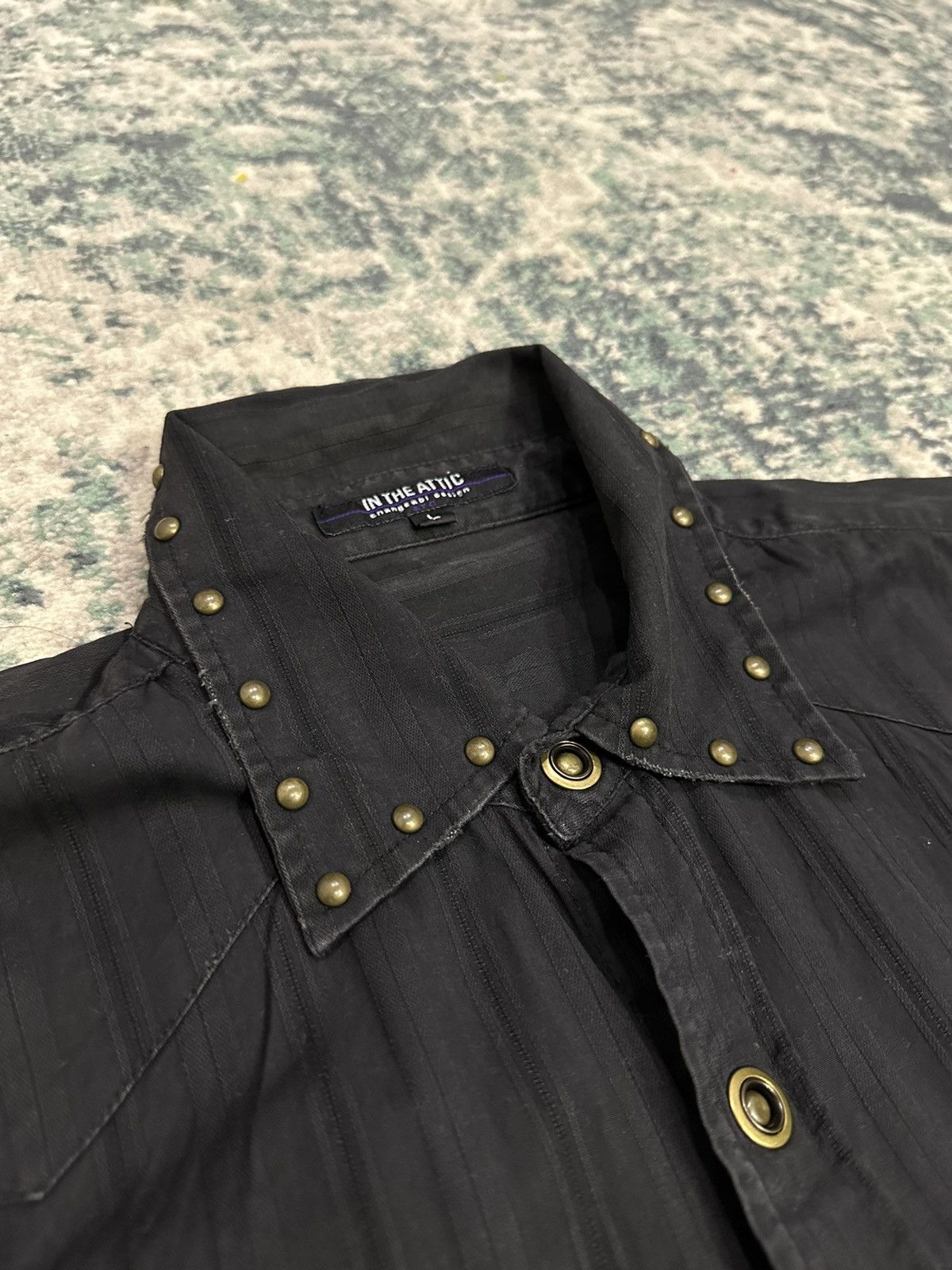 In The Attic In The Attic Homme Bondage Studded Button Shirt Size US M / EU 48-50 / 2 - 6 Thumbnail