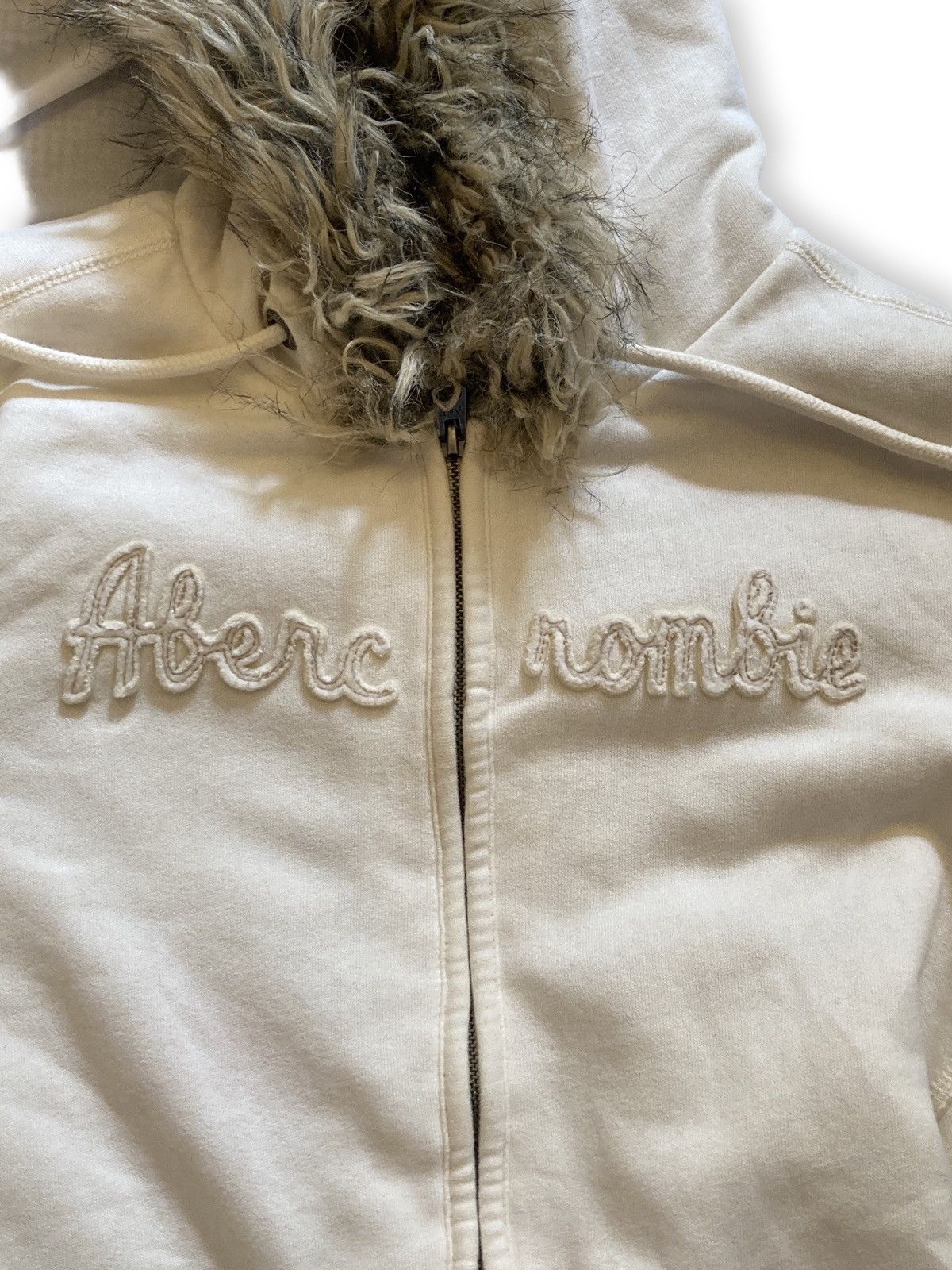 Abercrombie & Fitch Abercrombie Fur Hood and Lining Zip Up Size S / US 4 / IT 40 - 6 Thumbnail