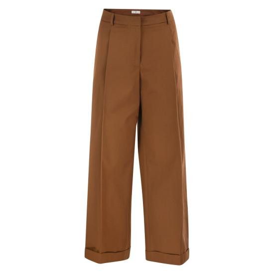 PT TORINO Women Straight Pants CDVSNNZ00STD SD59 BROWN