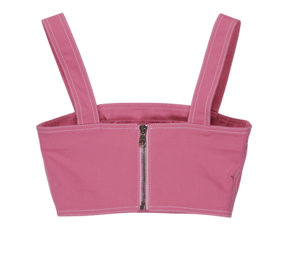 Balmain o1y0625 Crop Top in Pink Size S / US 4 / IT 40 - 2 Thumbnail