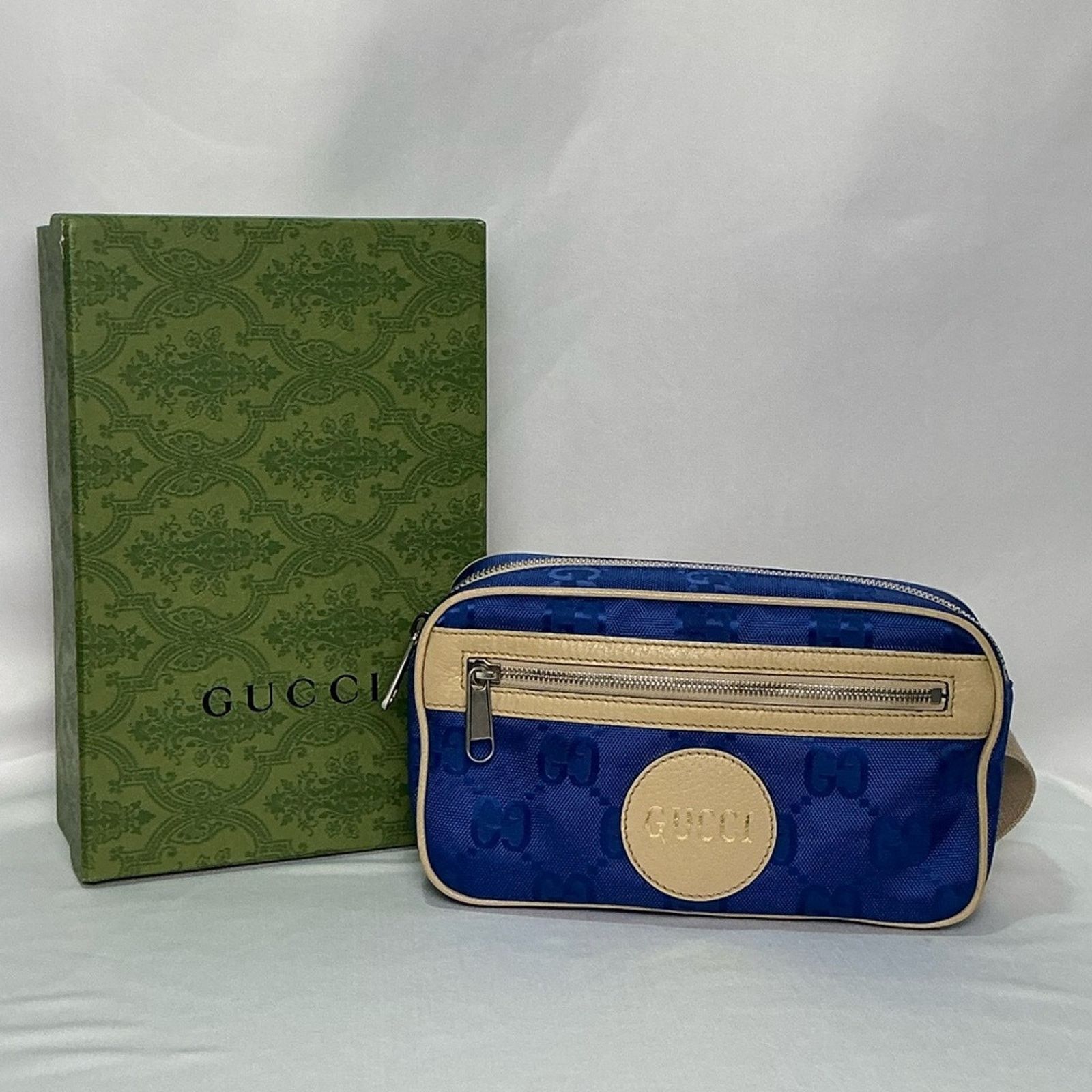 Gucci Blue Nylon Bum Bag Crossbody Off The Grid, Women's