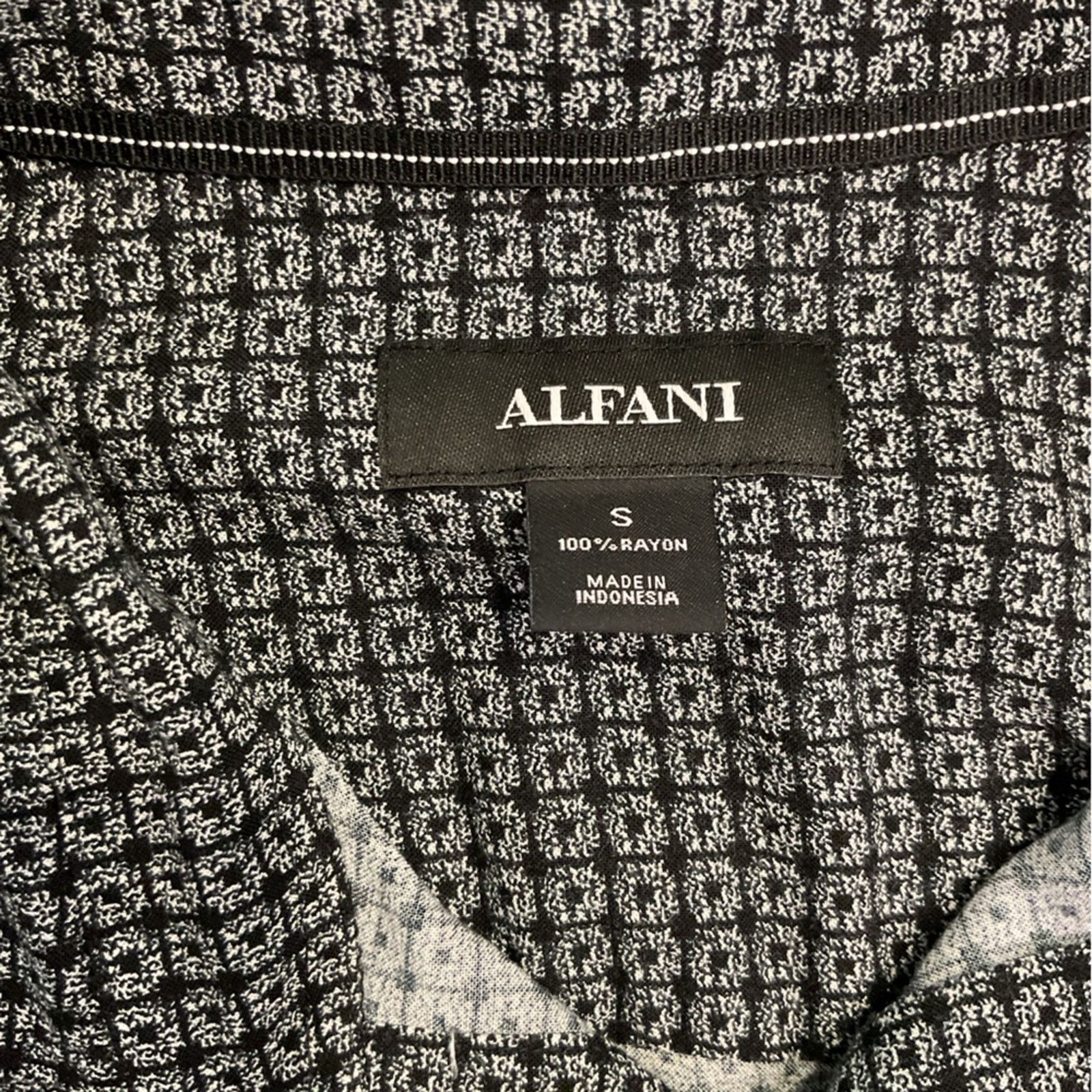 Alfani Alfani Pattern Button-Up Shirt Size US S / EU 44-46 / 1 - 3 Thumbnail