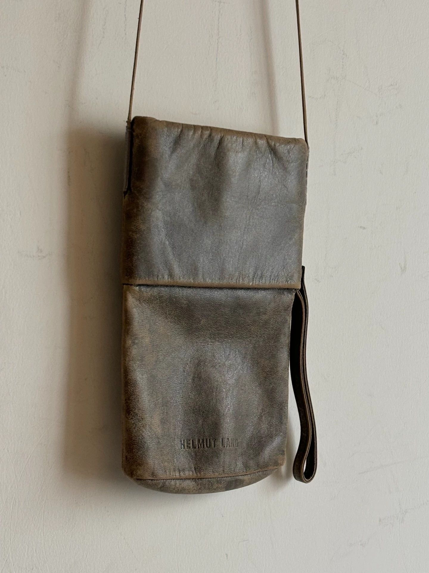 Helmut Lang Helmut Lang 00s Distressed Sheepskin Mini Crossbody Bag Size ONE SIZE - 5 Thumbnail