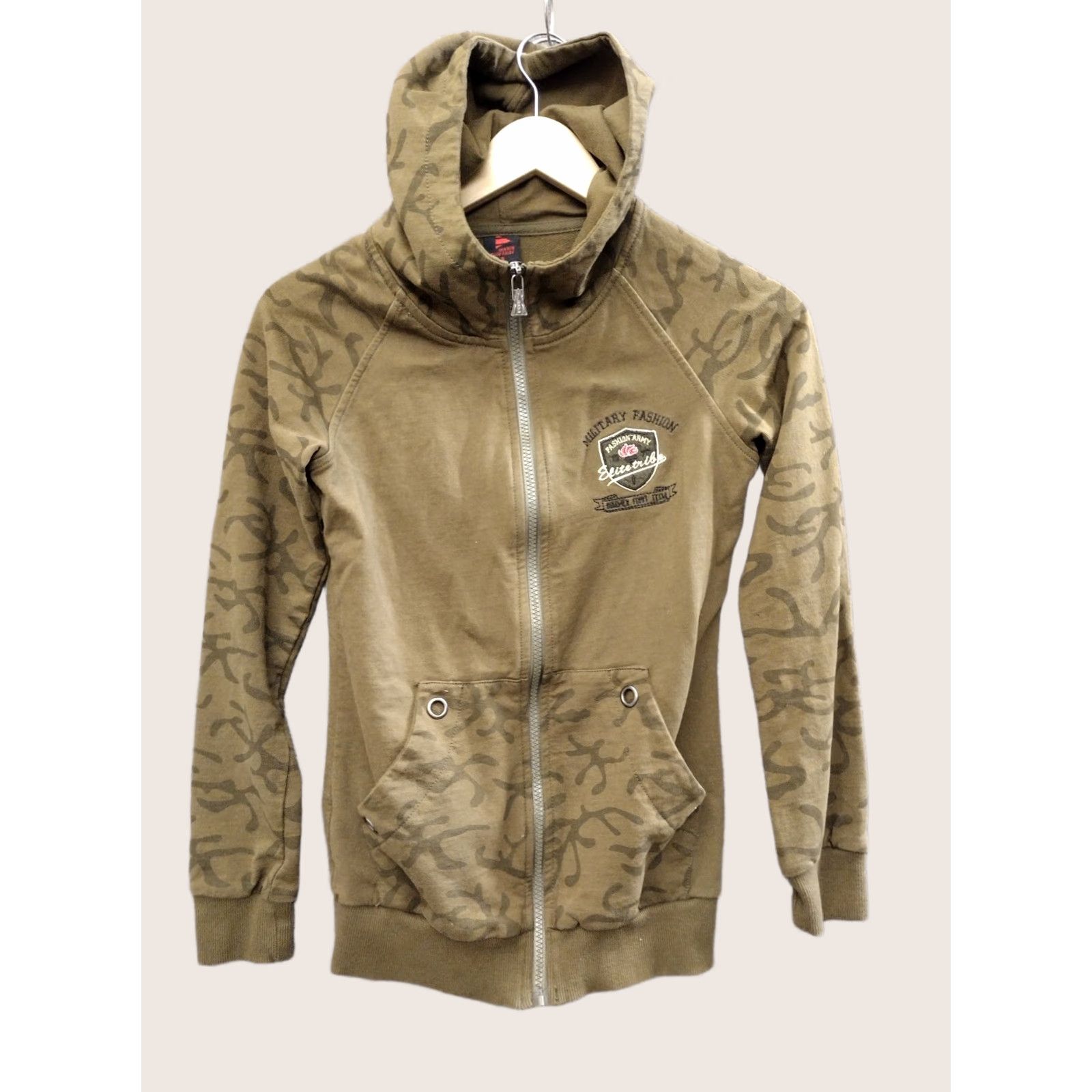 トップス archive ROTHCO camouflage Zip hoodie Rothco Thermal Lined Hooded Sweatshirt (Woodland Camo)