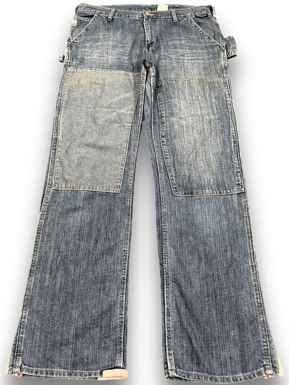 Japanese Brand Vintage Drug Store’s Flare Carpenter Denim Size US 33 - 1 Thumbnail