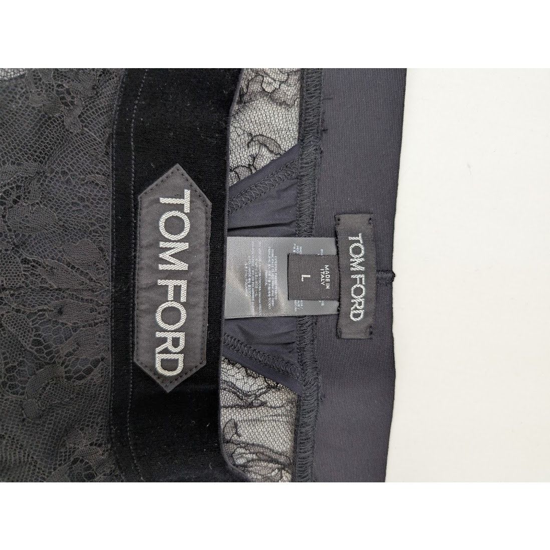 Tom Ford o1rshd1 Size: L / Lace Boxer Short in Black Size US 34 / EU 50 - 12 Thumbnail