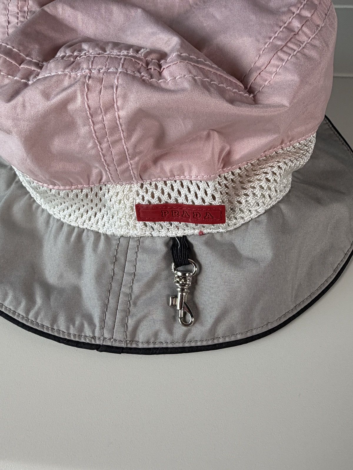 Prada Vintage Pink Fisherman Bucket Hat M display picture 1