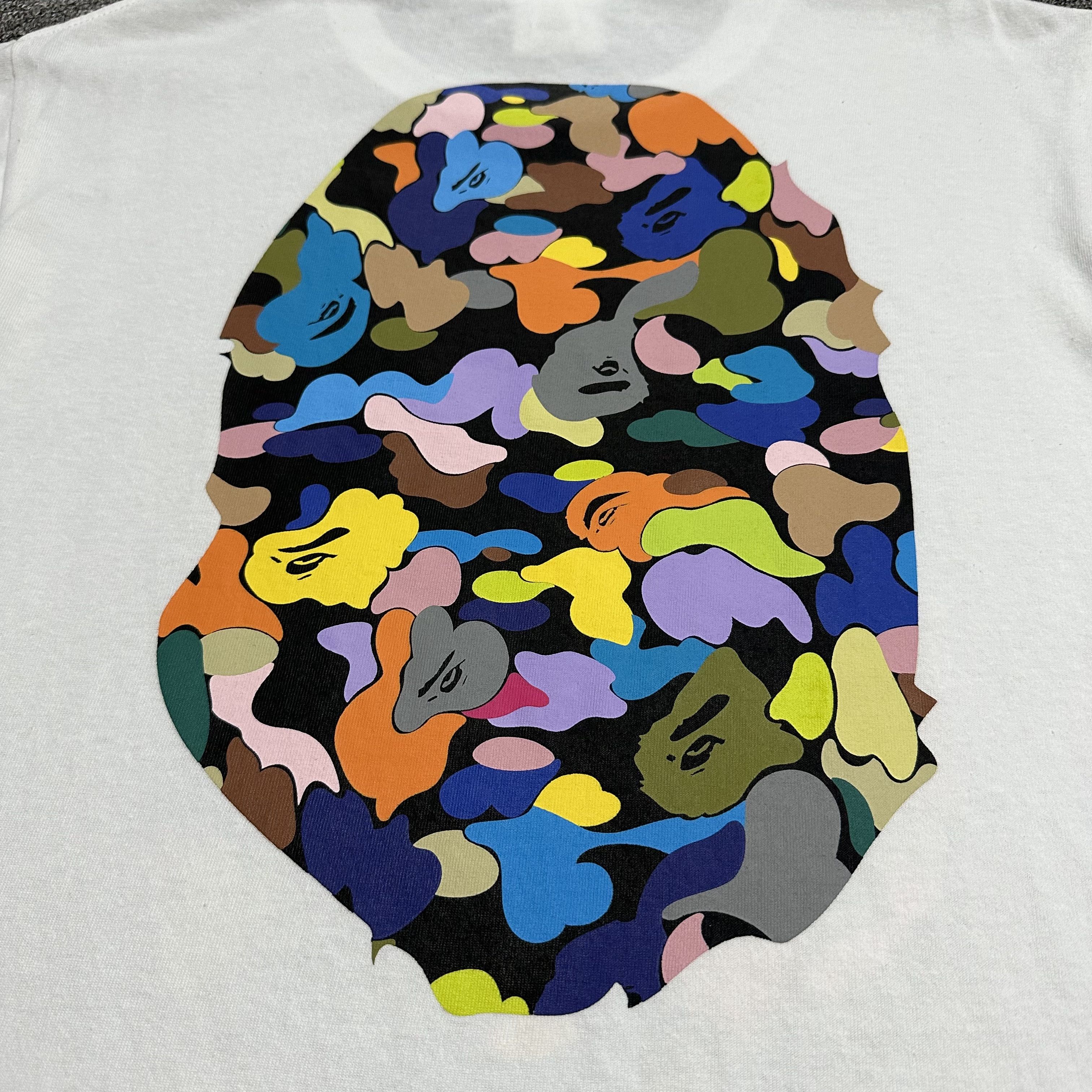 Bape Multi Camo Big Ape Head Tee Size US M / EU 48-50 / 2 - 4 Thumbnail