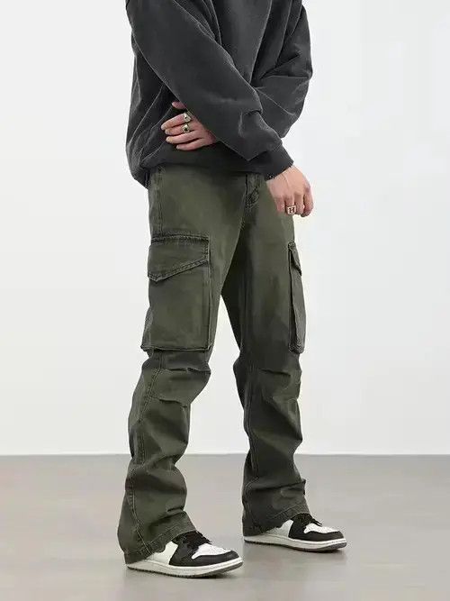 Vintage fade distressed cargo pants Size US 32 / EU 48 - 4 Thumbnail
