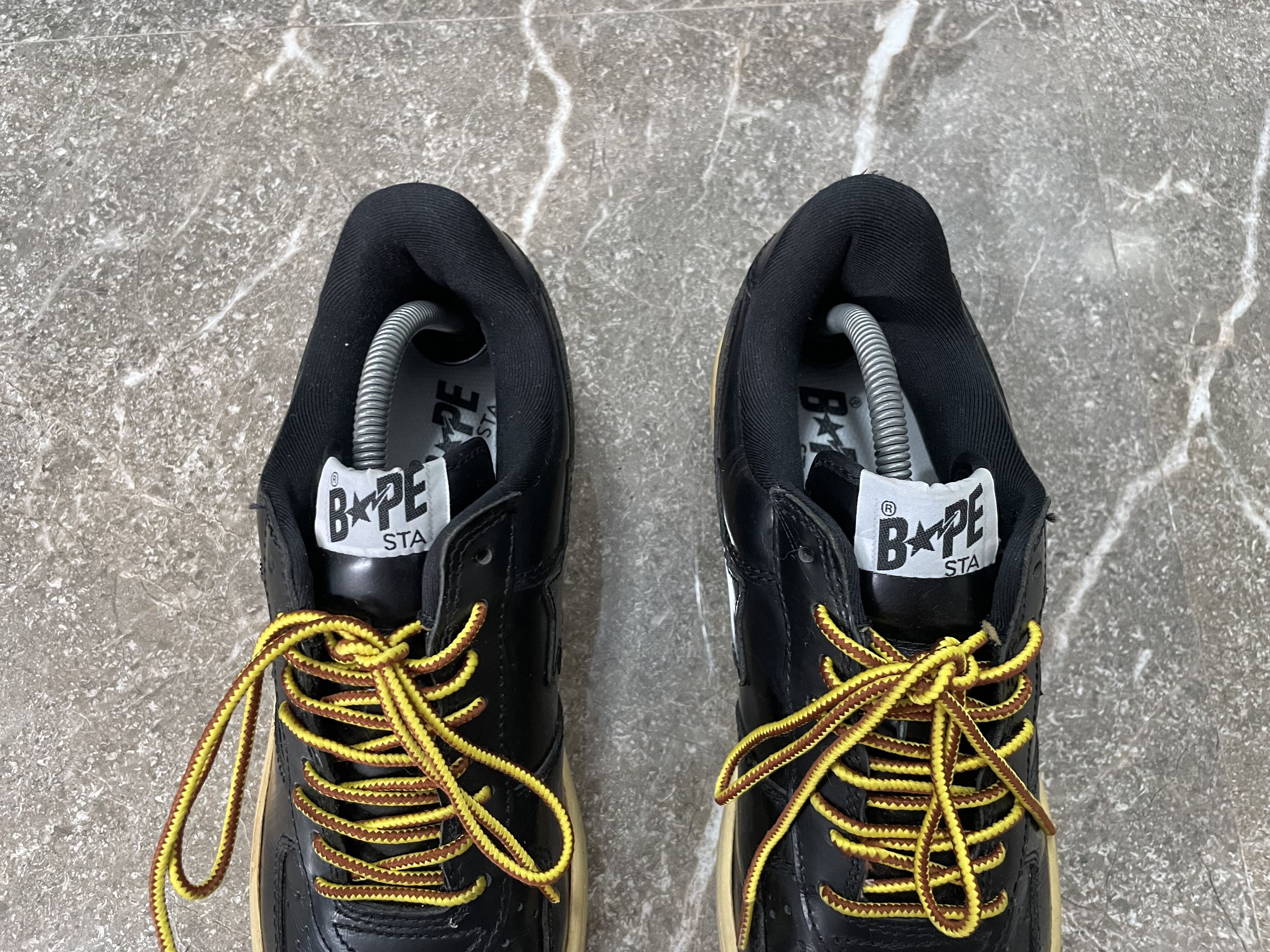 Bape OG GLASS LEATHER BAPESTA Size US 9.5 / EU 42-43 - 3 Thumbnail