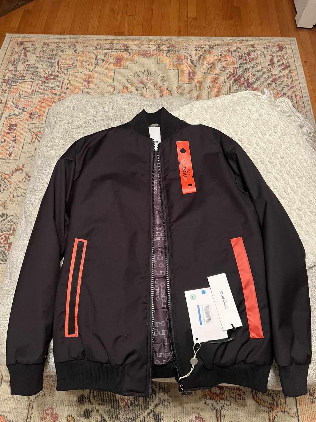 image of Ungaro Paris Bomber in Black, Men's (Size XL)