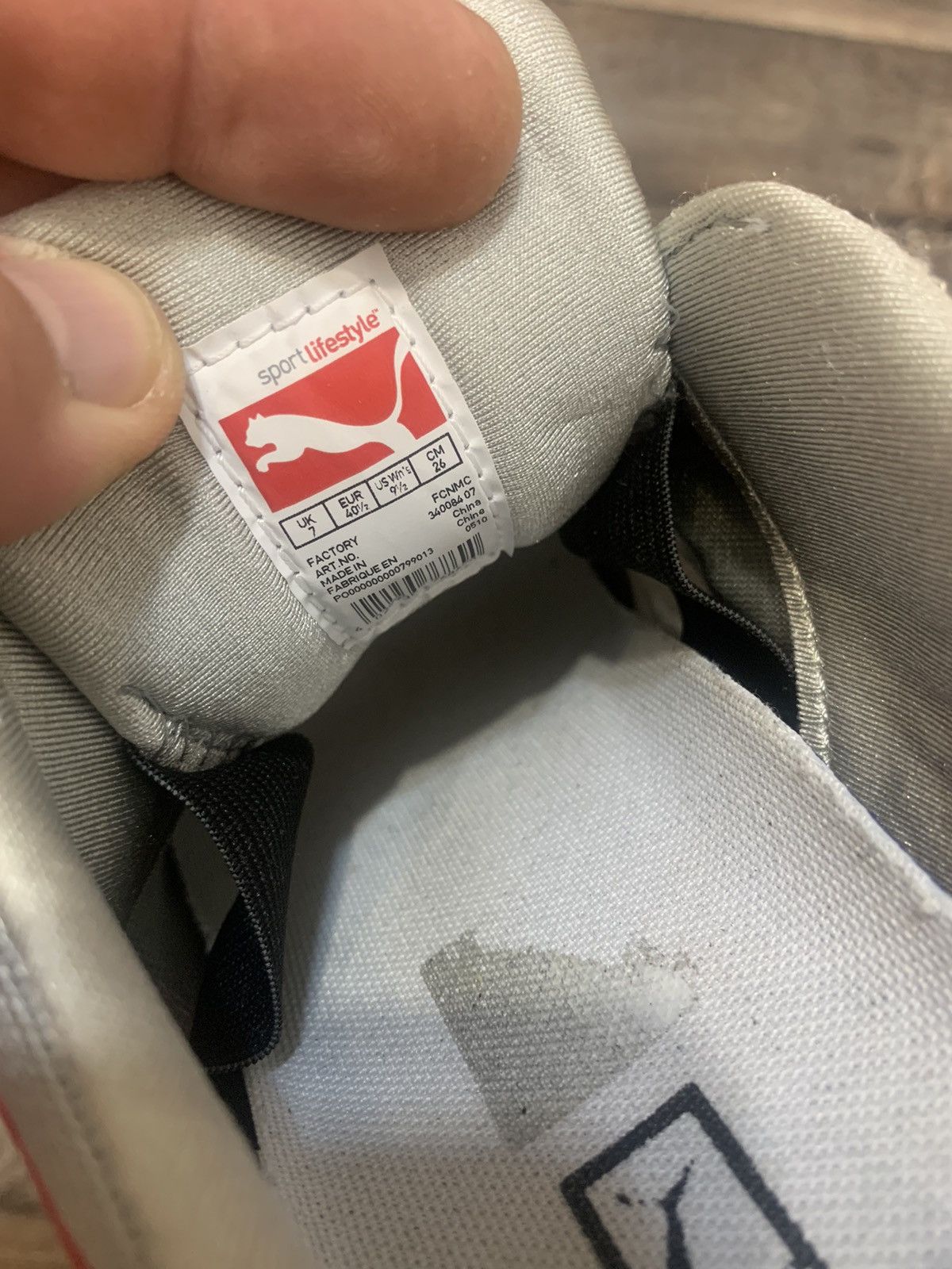 Puma × Vintage Puma Mostro Women’s Grey/Pink Sneakers Shoes US9,5 Size US 9.5 / IT 39.5 - 8 Thumbnail