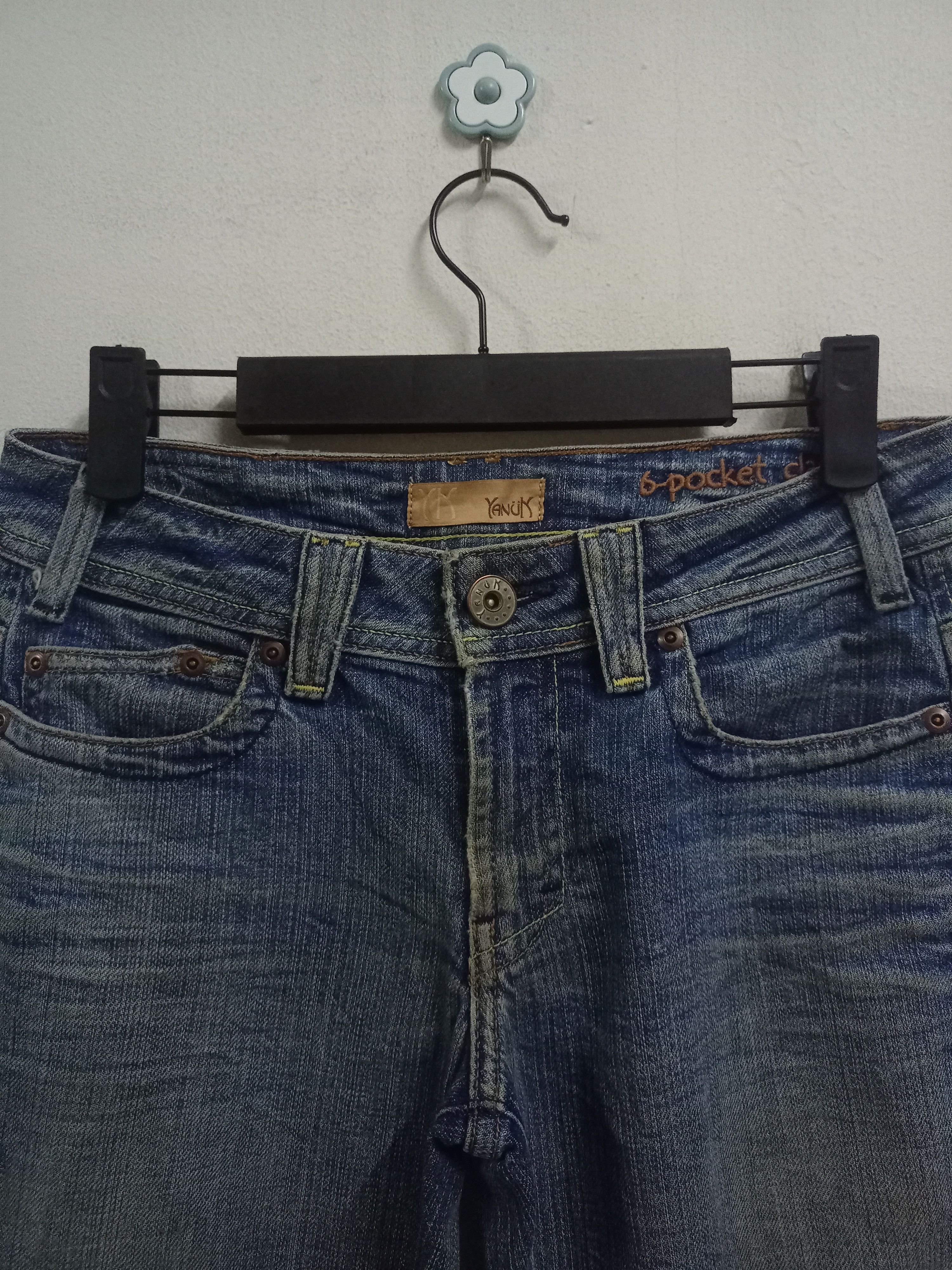 Japanese Brand Vintage Japanese Brand Distressed Style Flare Jeans Size 28" / US 6 / IT 42 - 4 Thumbnail