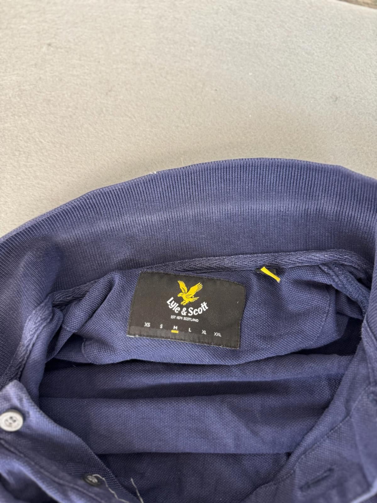 Lyle & Scott Lyle & Scott Navy Blue Men's Polo Shirt Size M Size US M / EU 48-50 / 2 - 4 Thumbnail