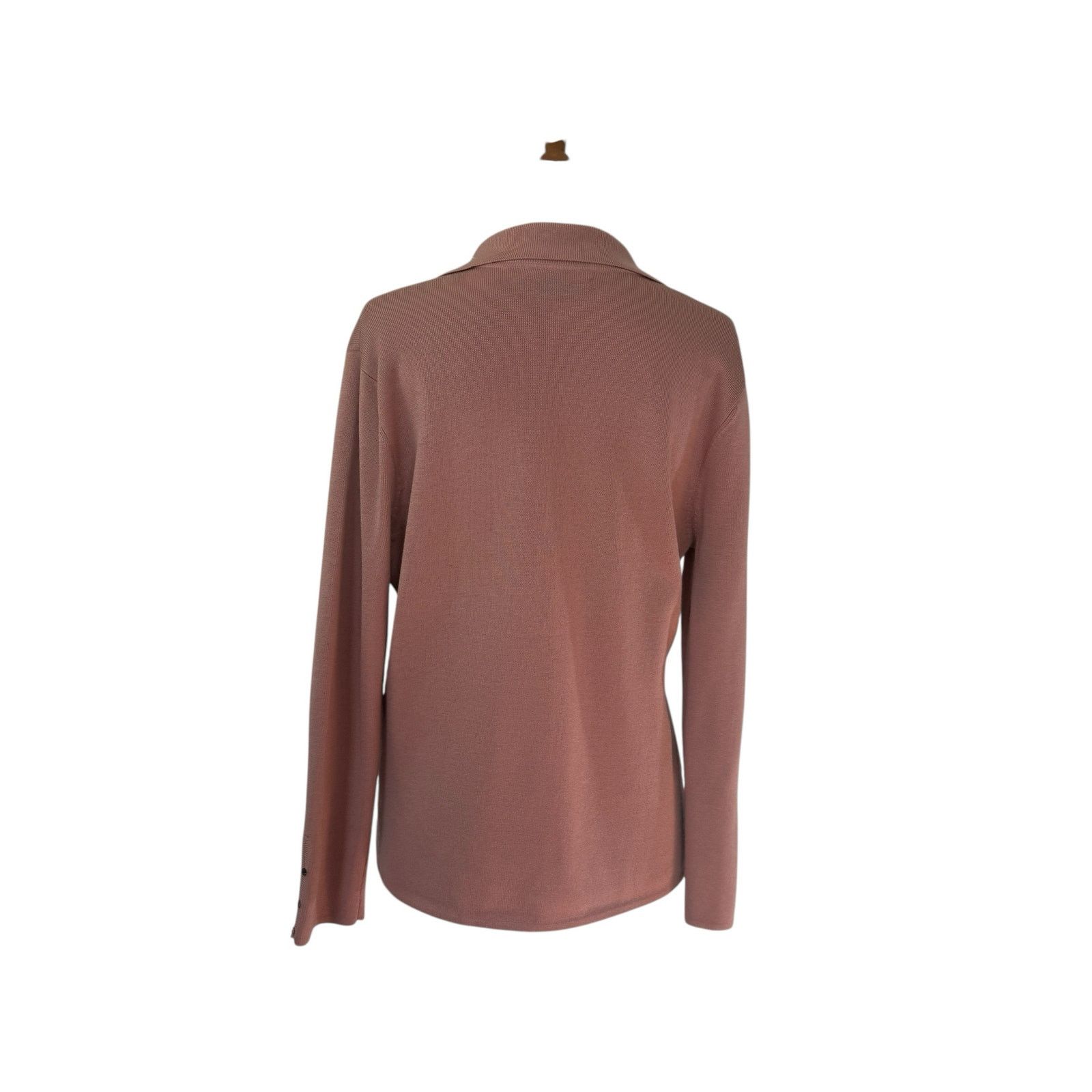 Anne Klein Vintage 90s Blush Pink Anne Klein Cardigan Sweater M Size S / US 4 / IT 40 - 6 Thumbnail