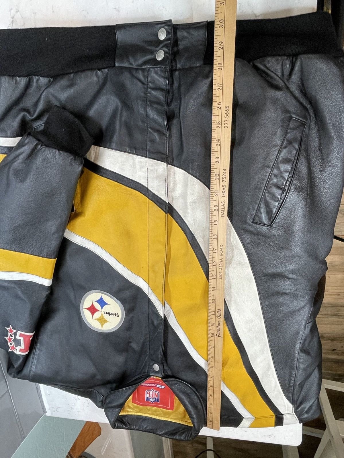 Reebok Pittsburgh Steelers Reebok 90s Jeff Hamilton Jacket Sz 3XL Size US XXL / EU 58 / 5 - 20 Thumbnail