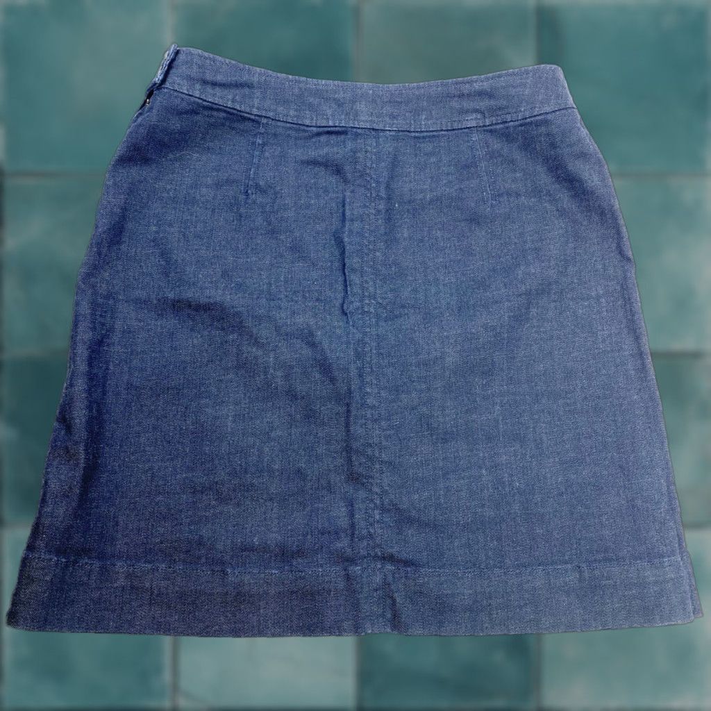 Denime Martin Osa Pencil Skirt Women’s 14 Dark Blue Denim Pencil Skirt Women’s 14 Dark Blue Denim Size 36" / US 14 / IT 50 - 1 Thumbnail