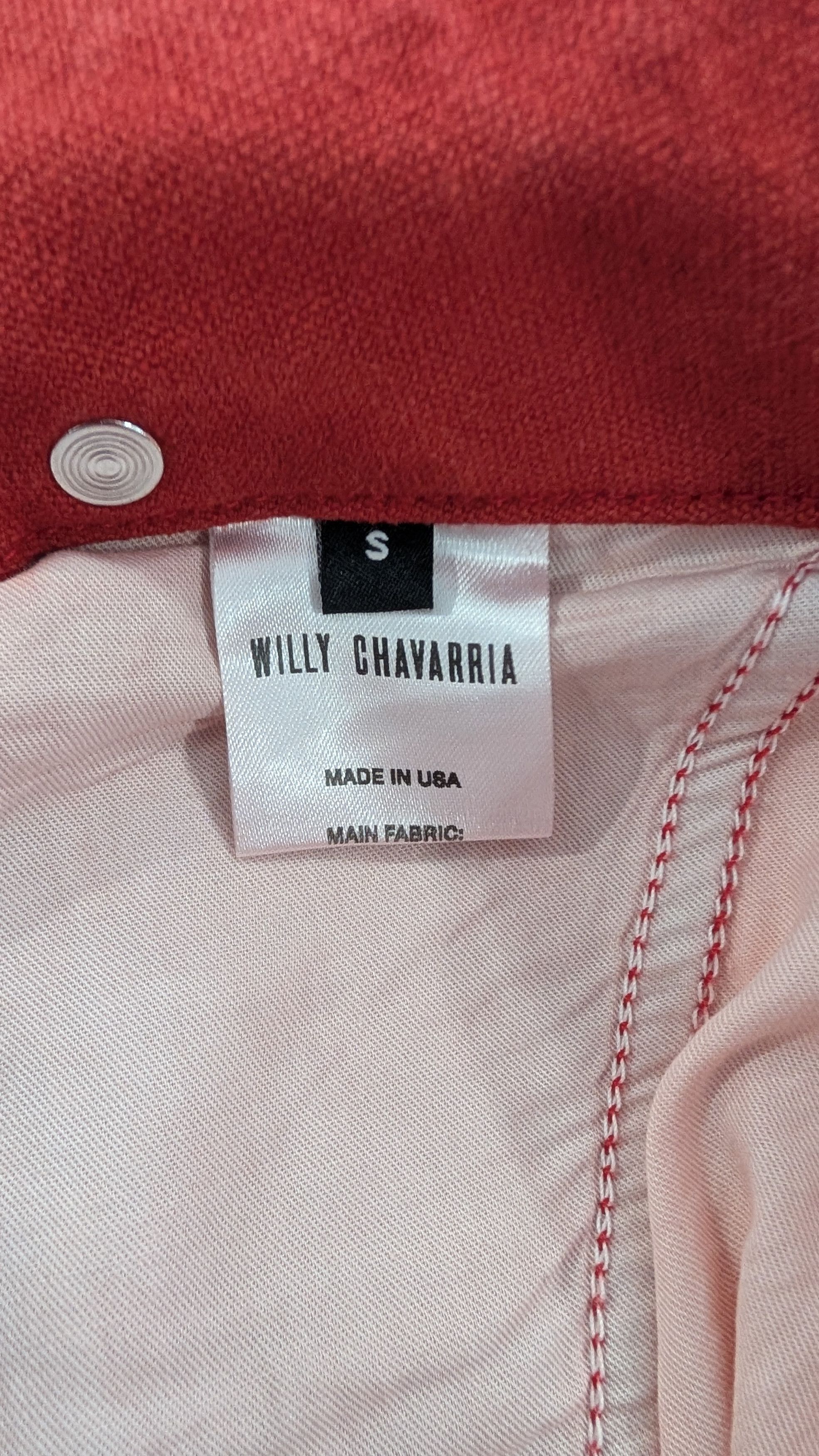 Willy Chavarria Willy Chavarria Red Workwear Toluca Pant Small Size US 38 / EU 54 - 9 Thumbnail
