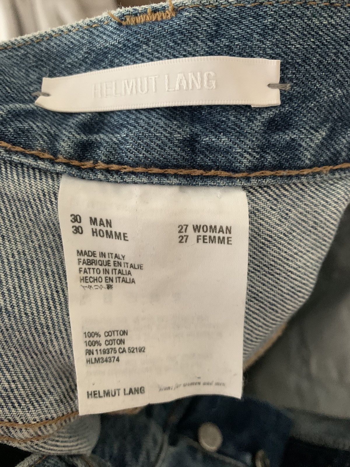 Helmut Lang Cowboy jean Size US 30 / EU 46 - 8 Thumbnail