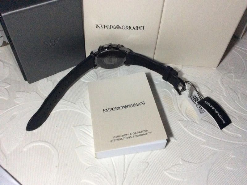 Emporio Armani Emporio Armani men's black watch Size ONE SIZE - 7 Thumbnail