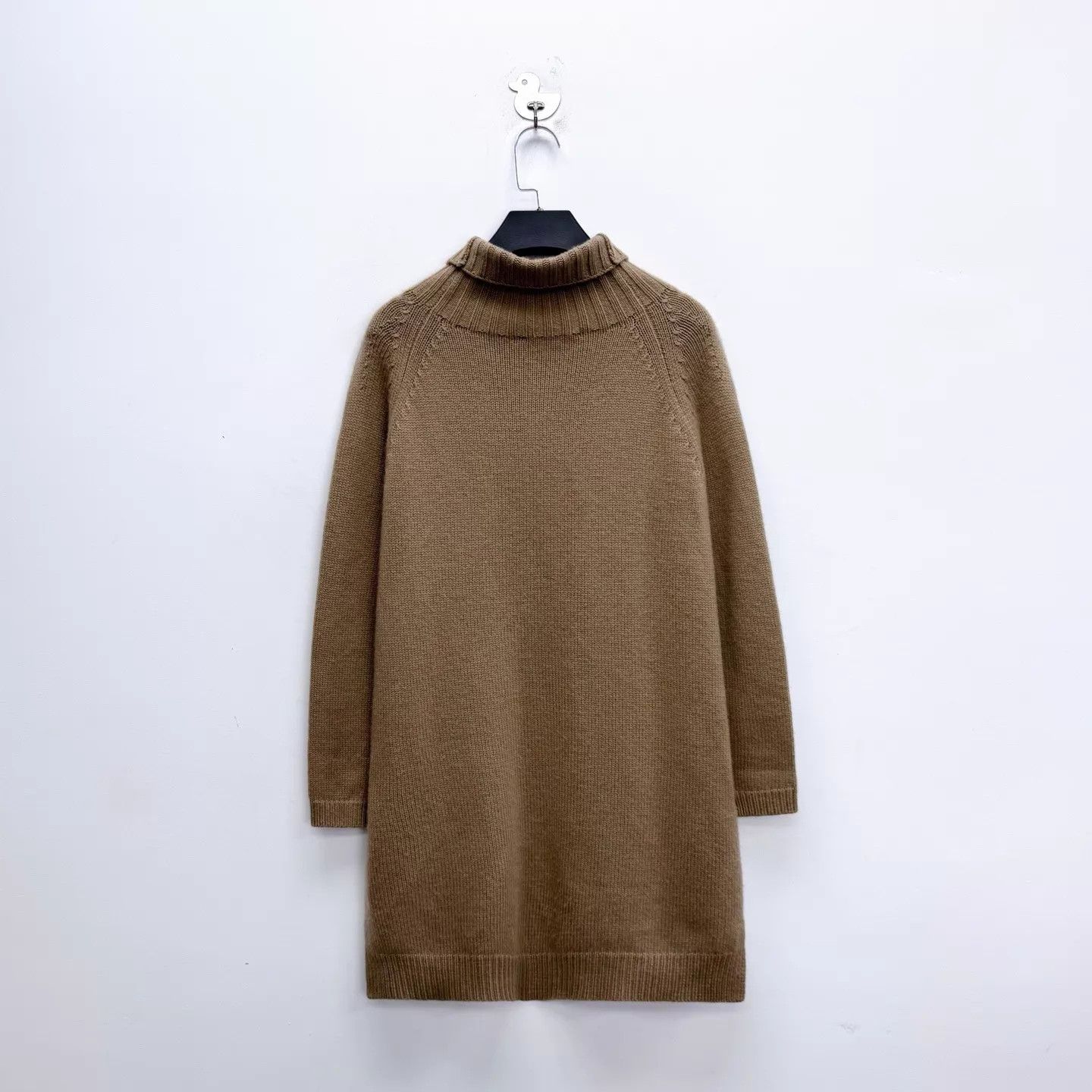 Max Mara MaxMara EDISON '25 Cashmere Blend T-neck Cuffed L Dress S Size S / US 4 / IT 40 - 2 Thumbnail