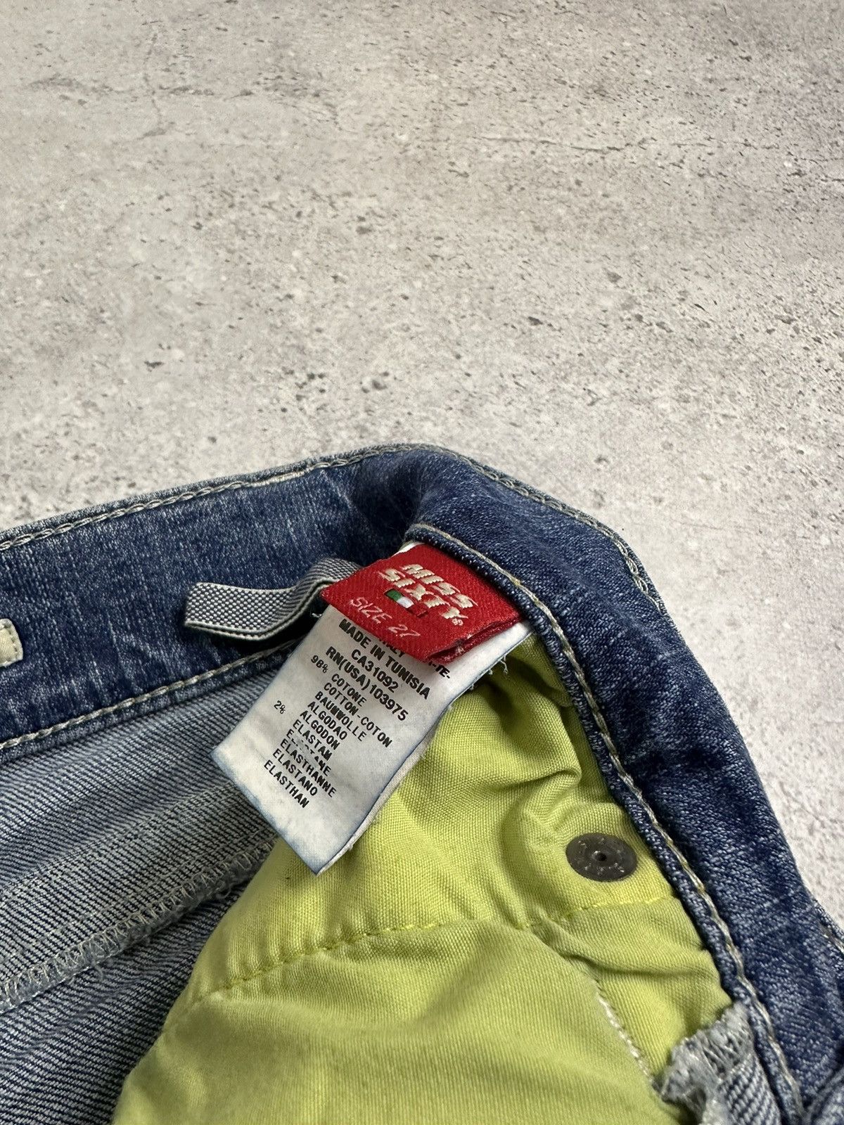 Miss Sixty Miss Sixty Style Binky 00s Y2k Low Rise Denim Blue Jeans Size 27" / US 4 / IT 40 - 15 Thumbnail