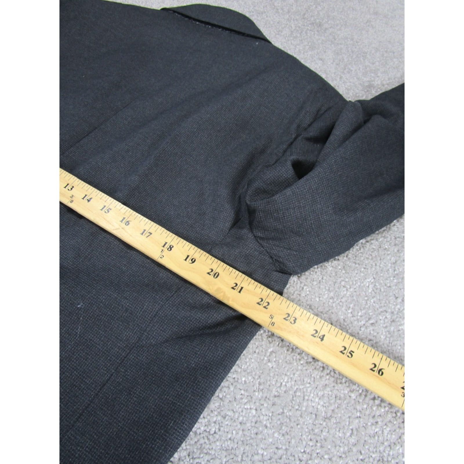 Brooks Brothers Brooks Brothers Blazer Mens 44 Gray Wool Two-Button Single-Breasted Jacket Coat Regular Length 2 Piece Office Size 44R - 7 Thumbnail