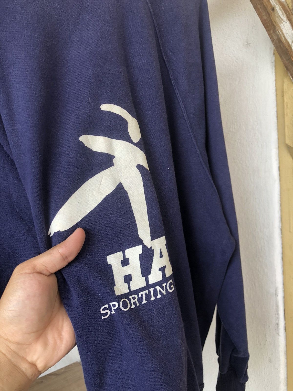 Hai Sporting Gear Vintage Hai Sporting Gear by Issey Miyake Faded Sweatshirt Size US M / EU 48-50 / 2 - 17 Thumbnail