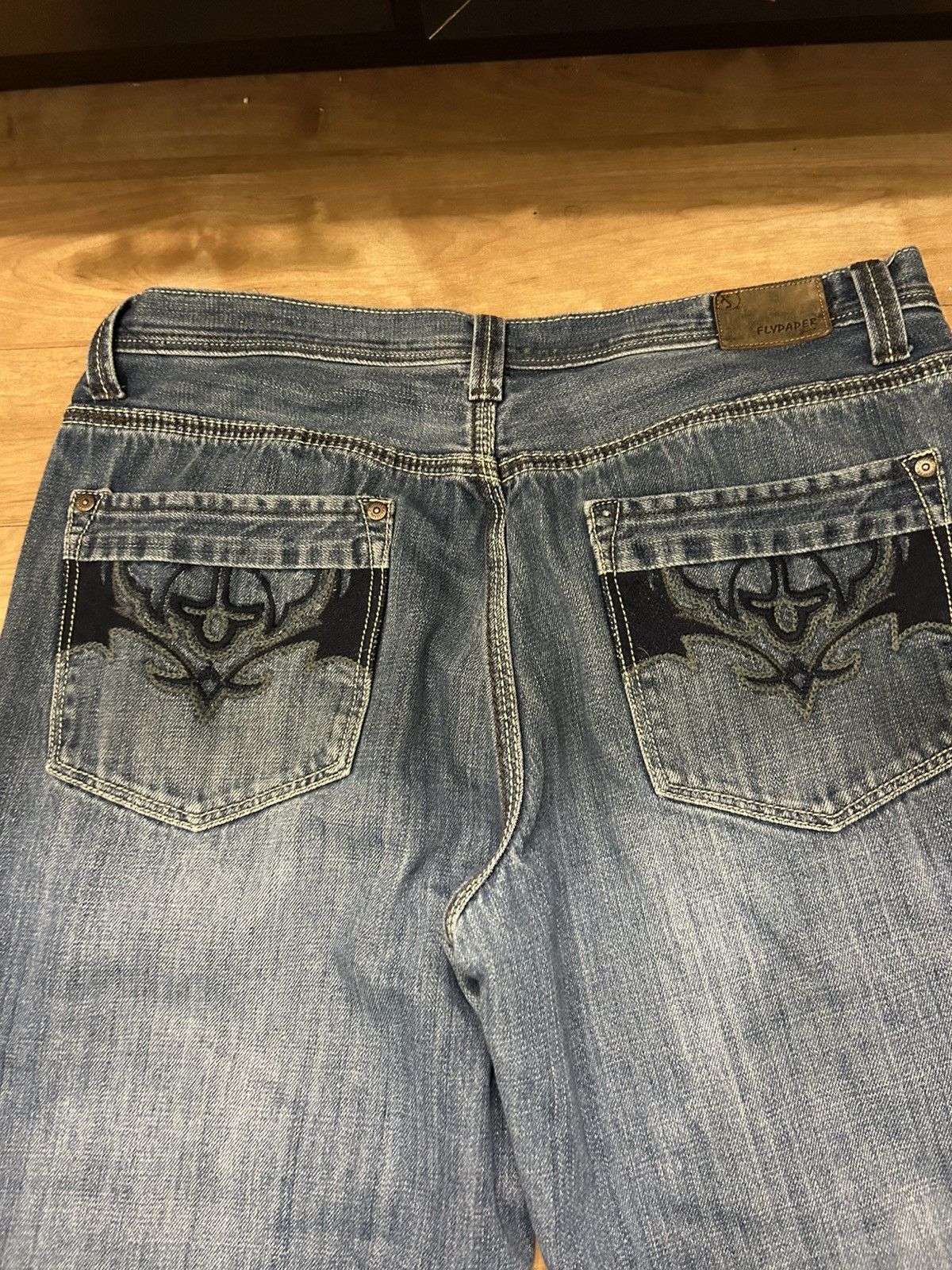 Flypaper Jeans × Vintage Vintage Flypaper Jeans Size US 34 / EU 50 - 4 Thumbnail