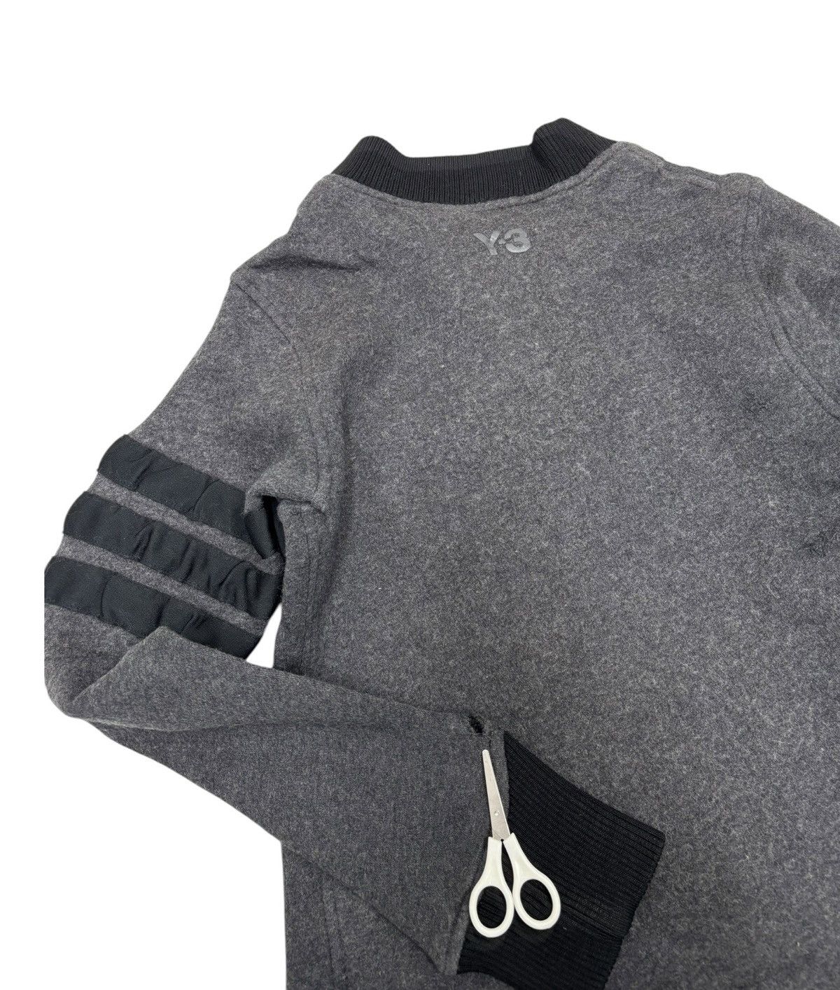 Adidas × Y-3 × Yohji Yamamoto Y-3 Yohji Yamamoto Adidas Black Wool Sweater Size XS / US 0-2 / IT 36-38 - 6 Thumbnail
