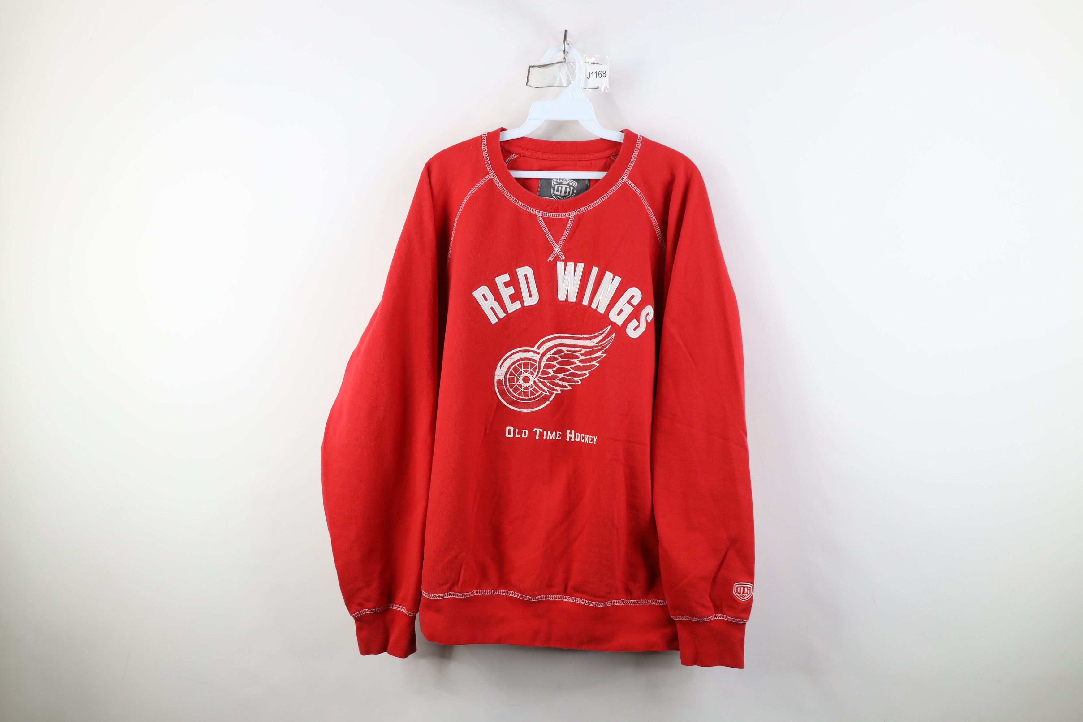 Vintage Vintage Y2K Detroit Red Wings Hockey Crewneck Sweatshirt Size US XL / EU 56 / 4 - 1 Thumbnail