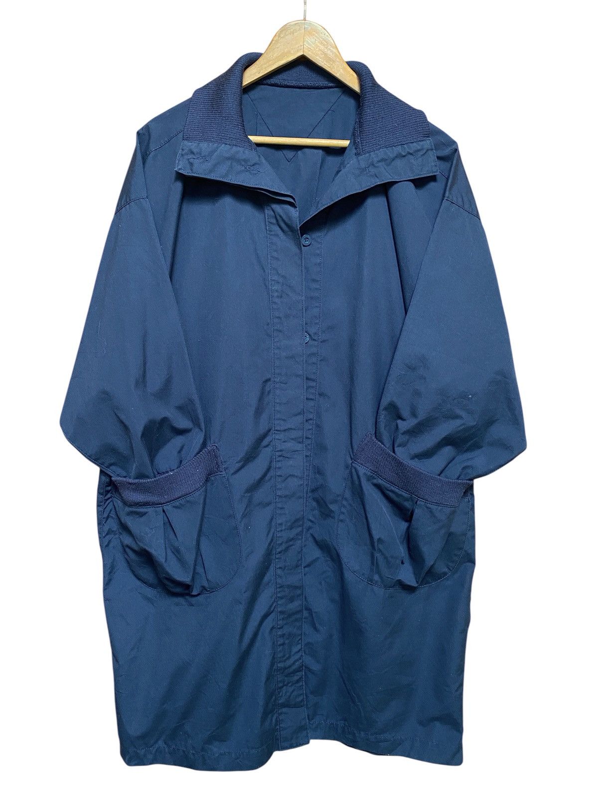 Issey Miyake × Vintage 🔥 SQUERREL COAT By ISSEY MIYAKE NAVY BLUE JACKET Size US M / EU 48-50 / 2 - 1 Thumbnail