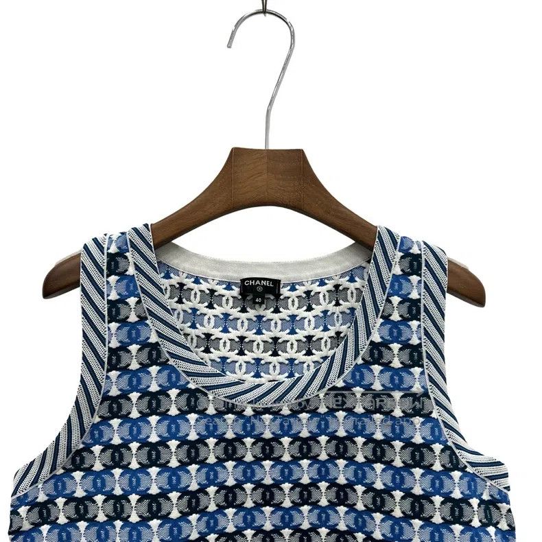 Chanel Chanel Double C Full Logo Knitted Vest Size S / US 4 / IT 40 - 3 Thumbnail