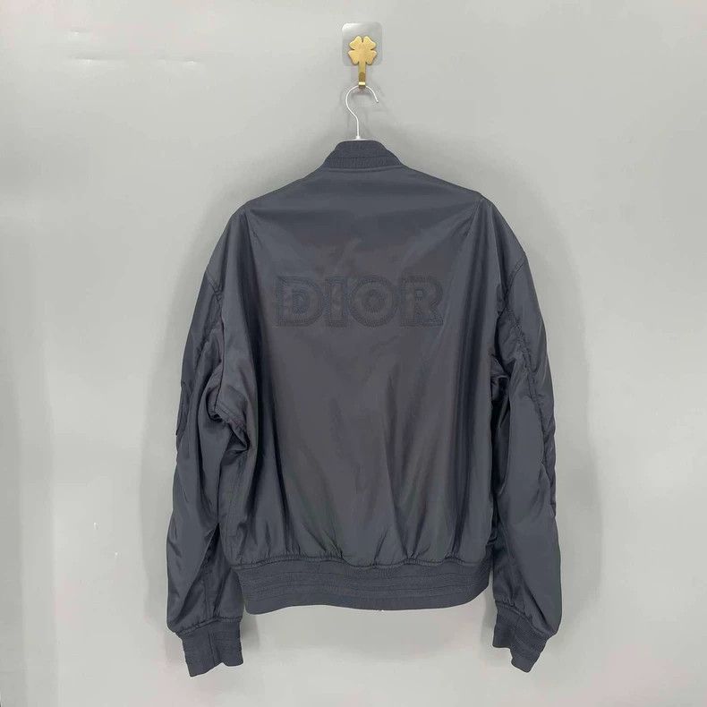 Dior Dior Back embroidery, saddle pocket, pilot jacket 2501-Next Size US M / EU 48-50 / 2 - 2 Thumbnail