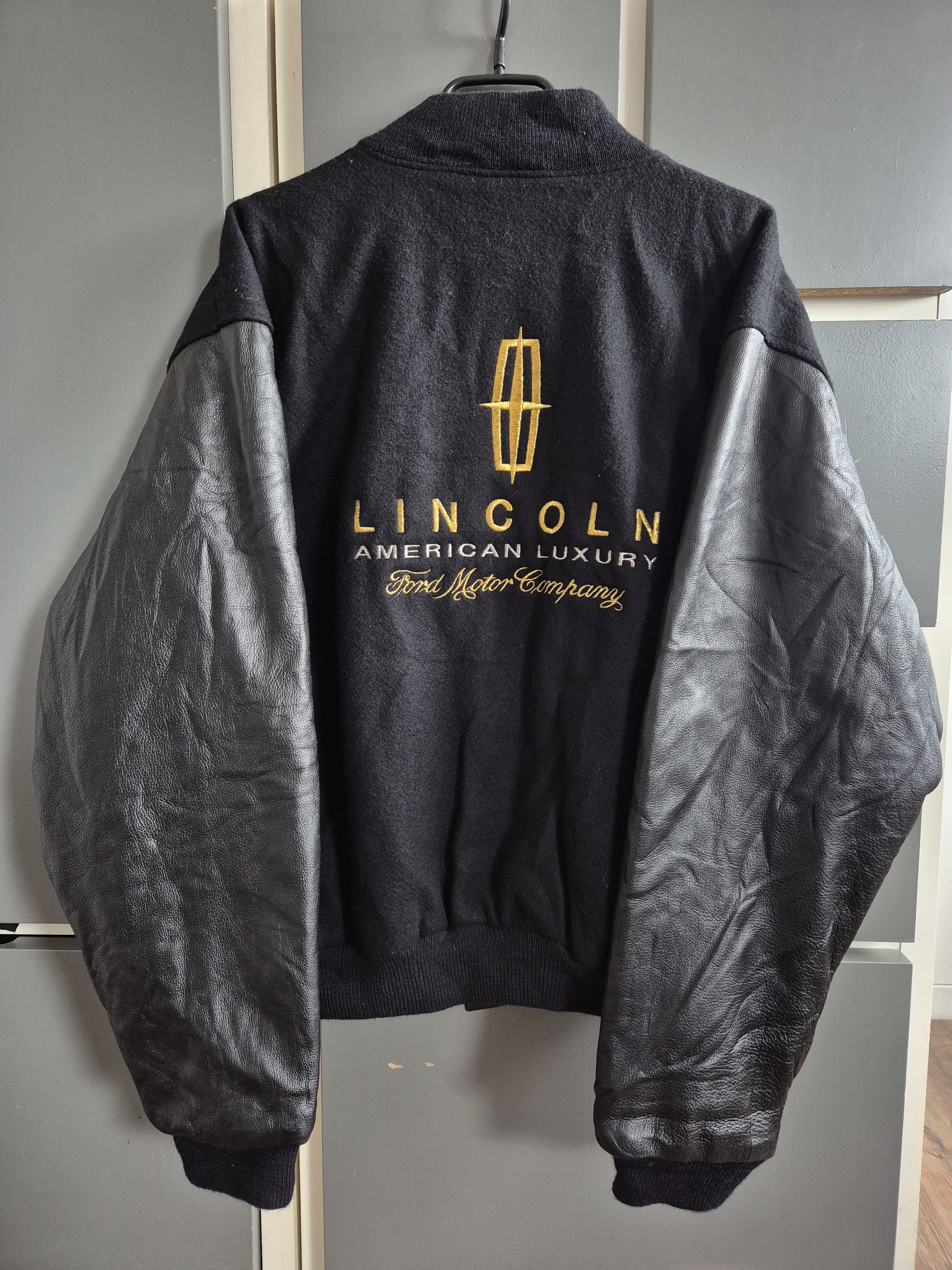Golden Bear Rare Lincoln Ford jacket wool, leather Size US L / EU 52-54 / 3 - 2 Thumbnail