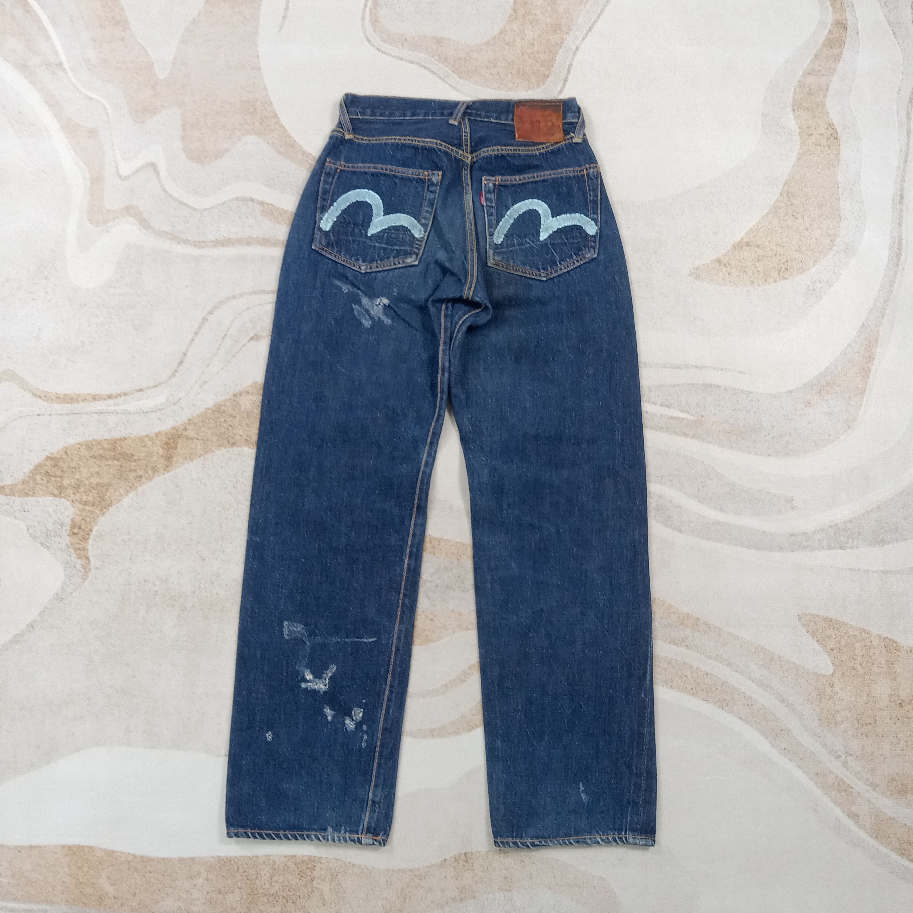 Evisu Evis Jeans Selvedge Daicock Custom Denim Jeans C280N24 Size 25" / US 0 / IT 36 - 6 Thumbnail