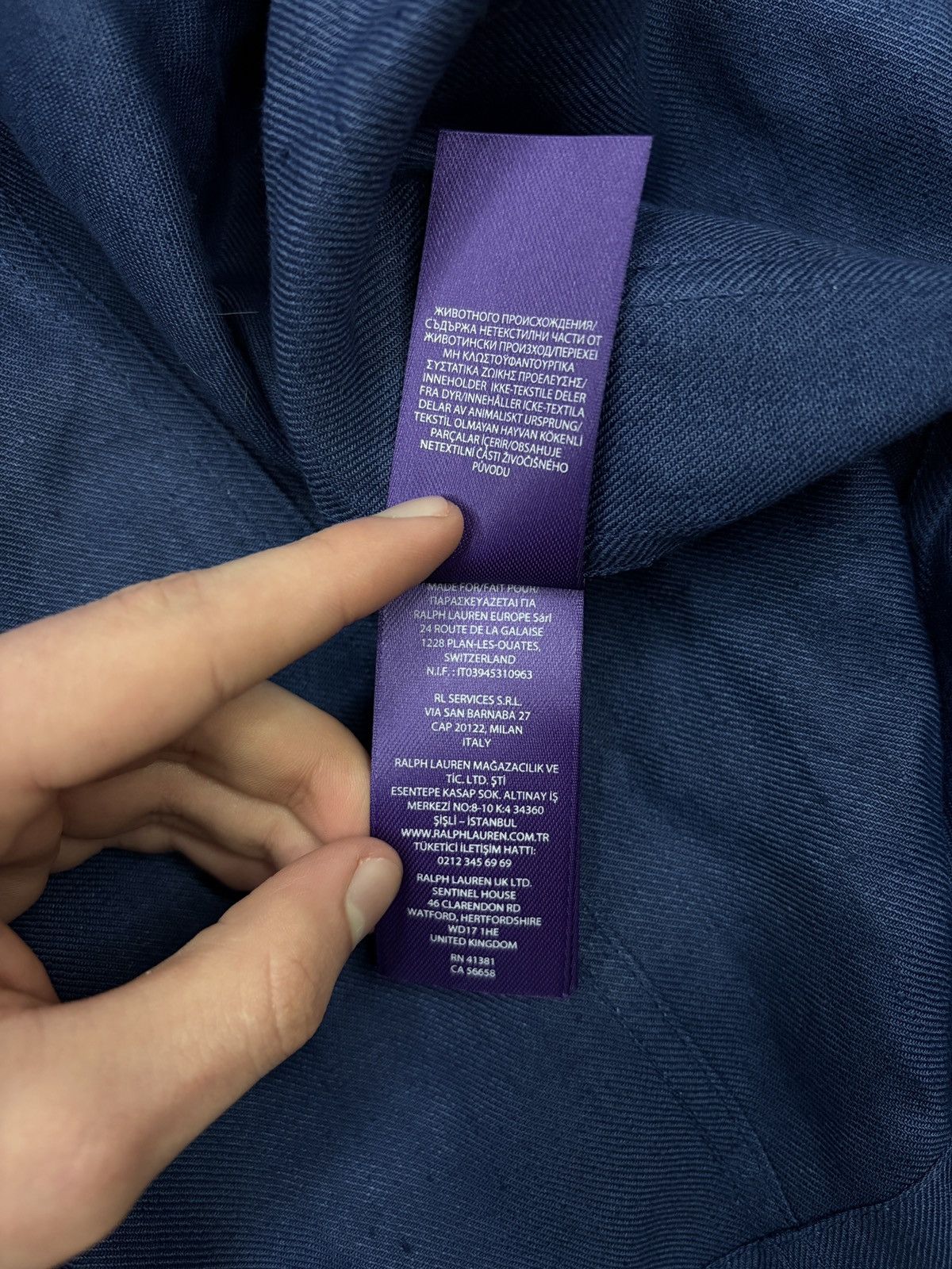 Ralph Lauren Purple Label Ralph Lauren Purple Label Linen Toggle Jacket Asher Slub Size US L / EU 52-54 / 3 - 7 Thumbnail