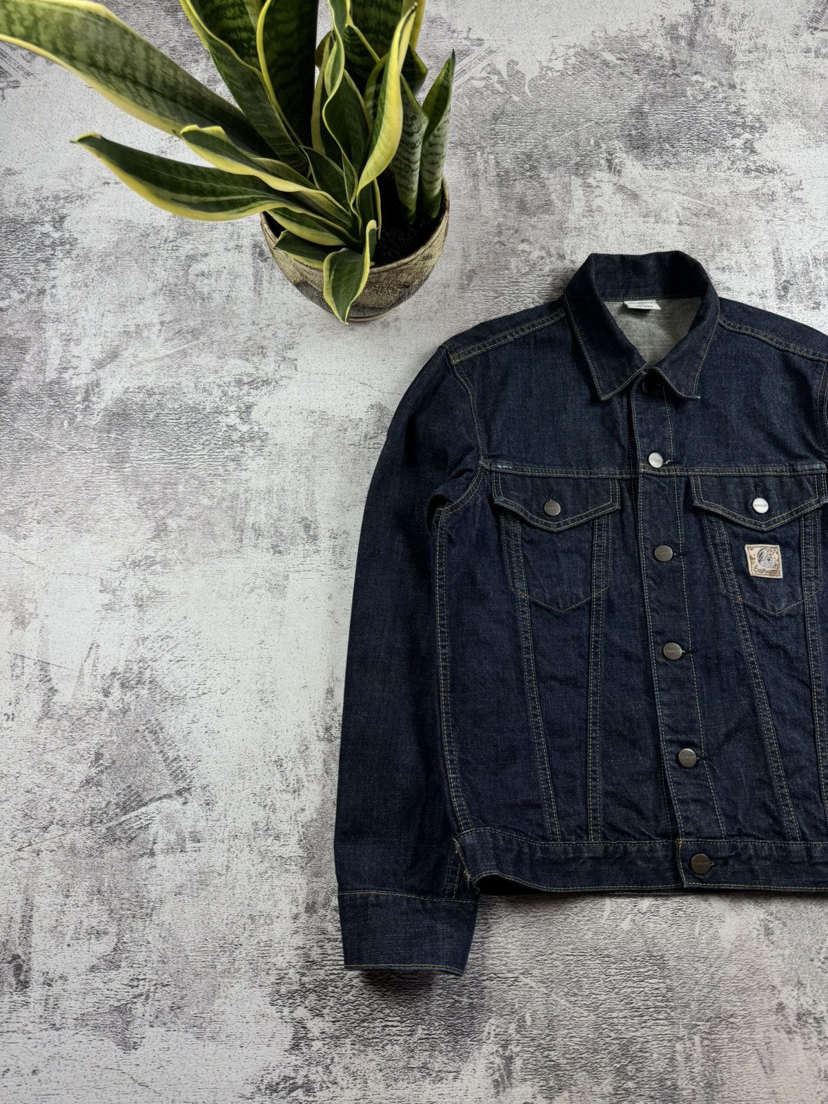 Carhartt Carhartt Denim Indigo USA Y2K Button Cotton Women’s Large Blazer Coat Jacket Size L / US 10 / IT 46 - 2 Thumbnail